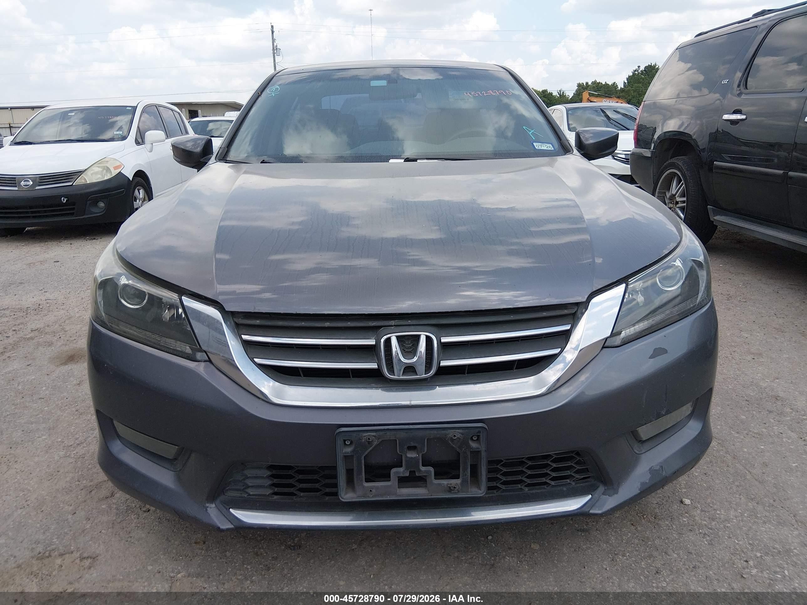 2014 Honda Accord Sport Gray vin: 1HGCR2F51EA274540