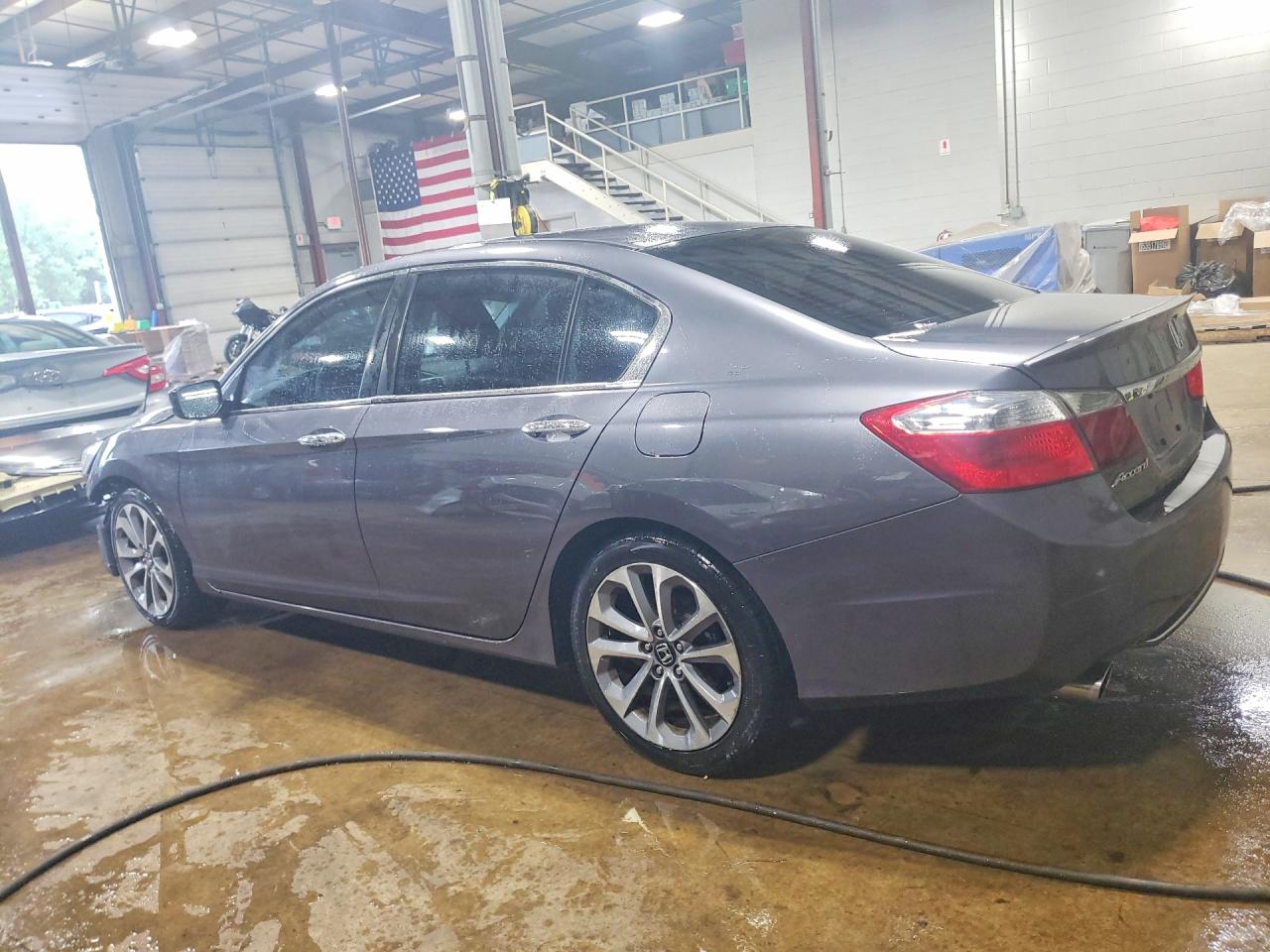 2015 Honda Accord Sport Gray vin: 1HGCR2F51FA039220