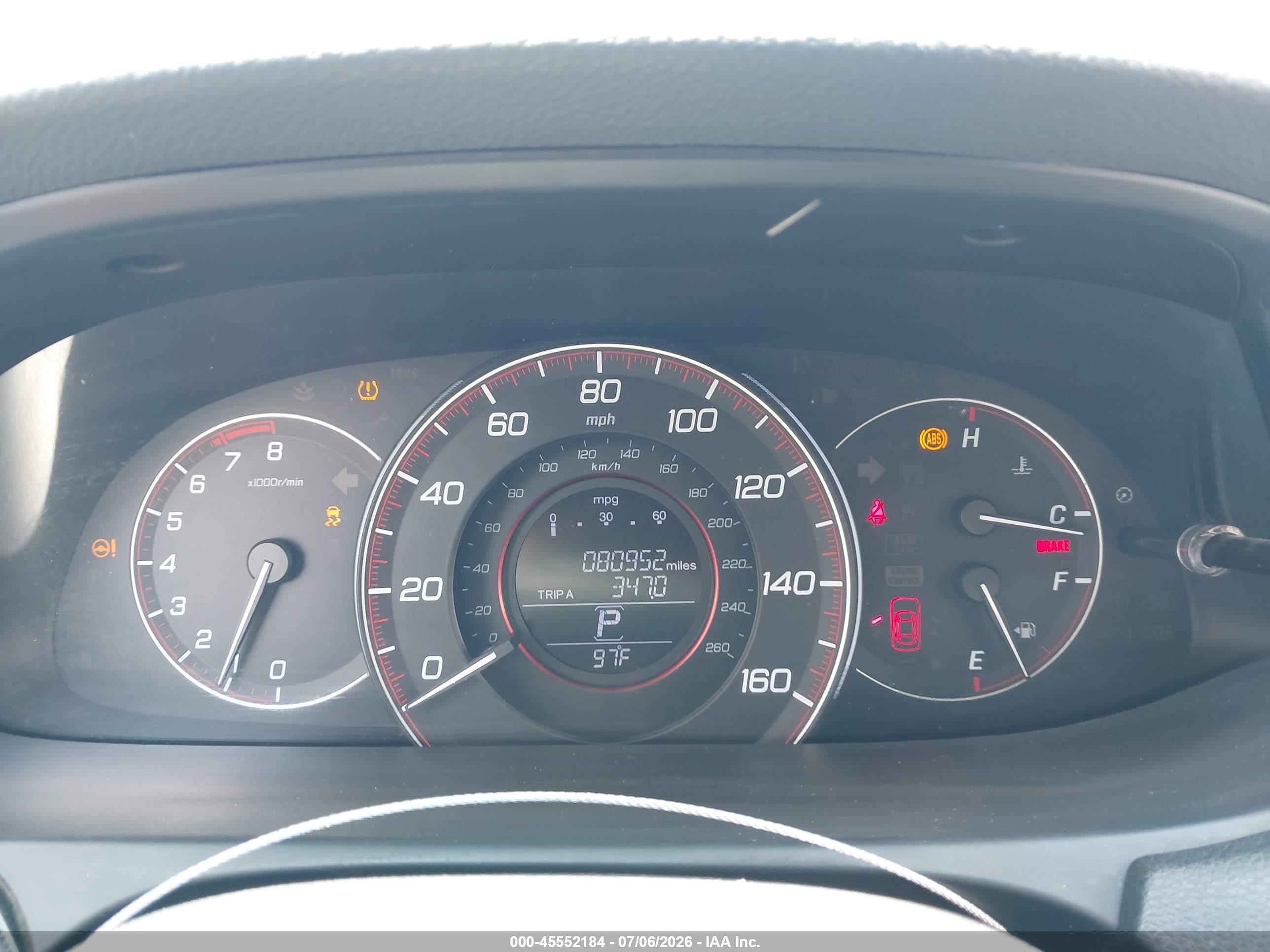 2015 Honda Accord Sport Gray vin: 1HGCR2F51FA047415