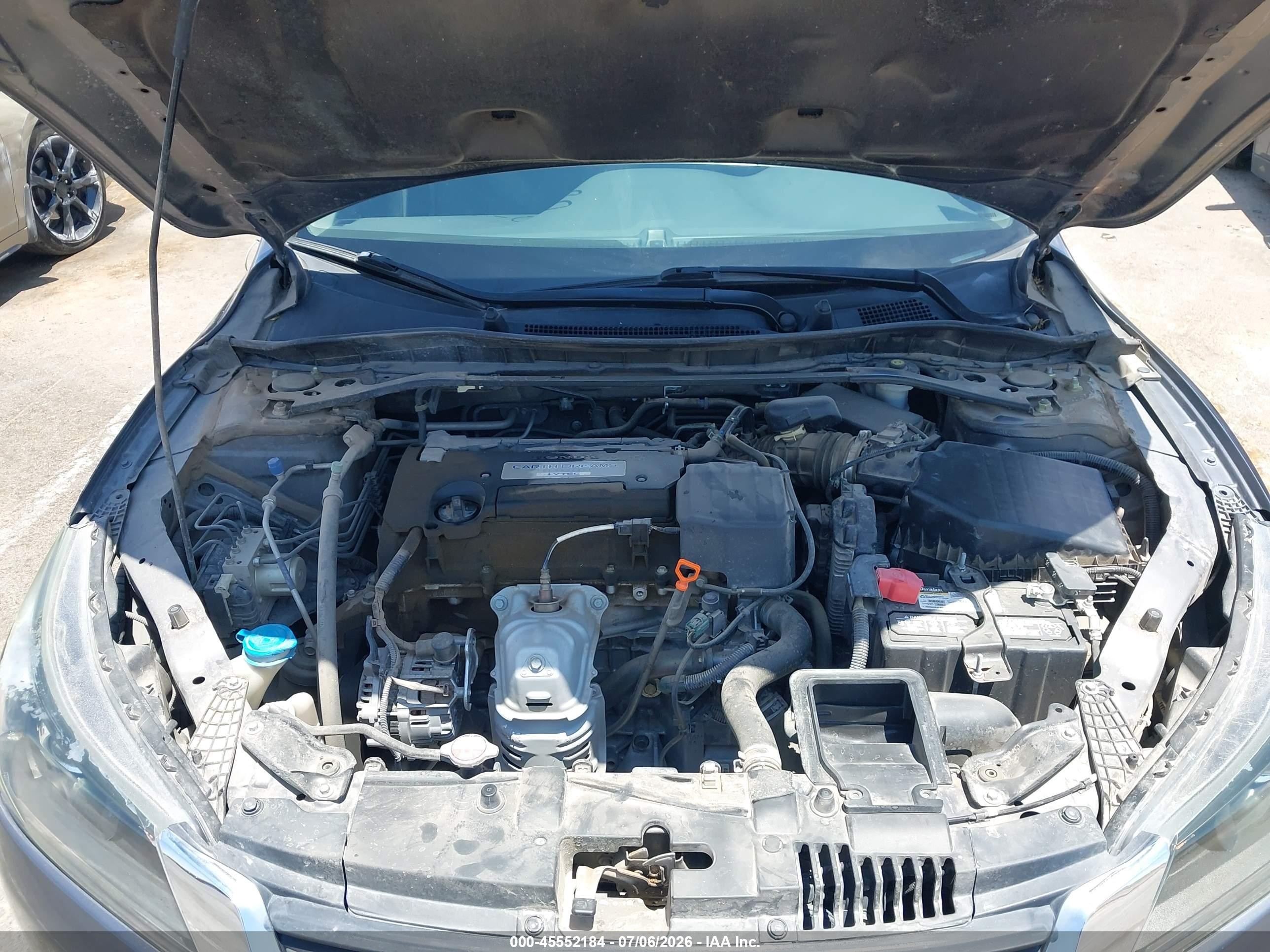 2015 Honda Accord Sport Gray vin: 1HGCR2F51FA047415