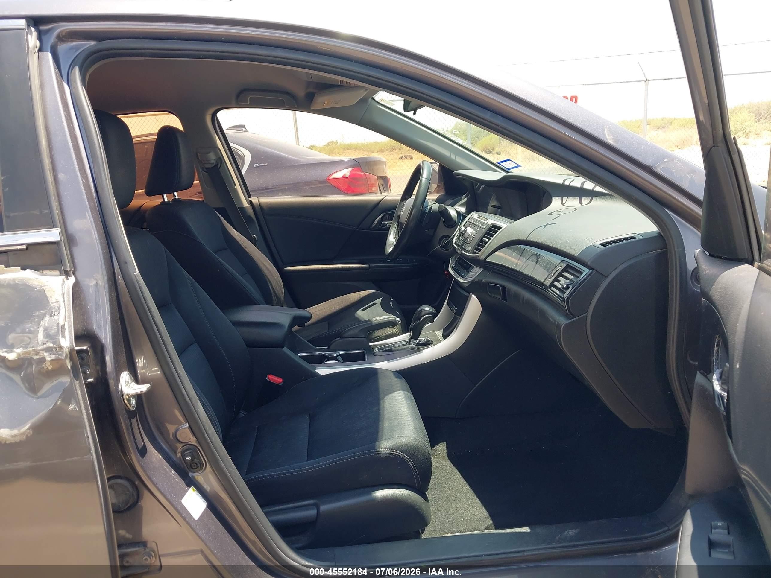 2015 Honda Accord Sport Gray vin: 1HGCR2F51FA047415