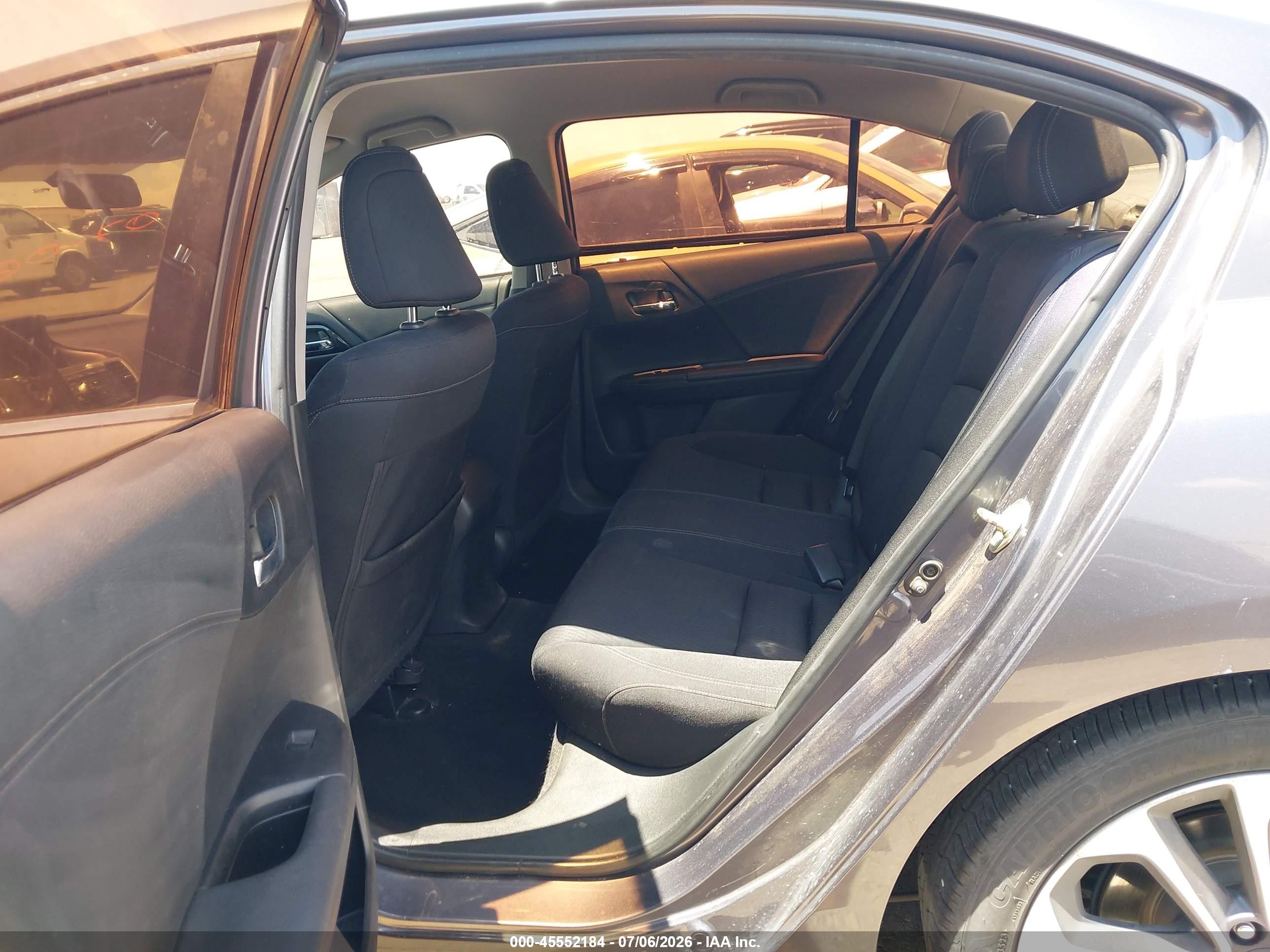 2015 Honda Accord Sport Gray vin: 1HGCR2F51FA047415