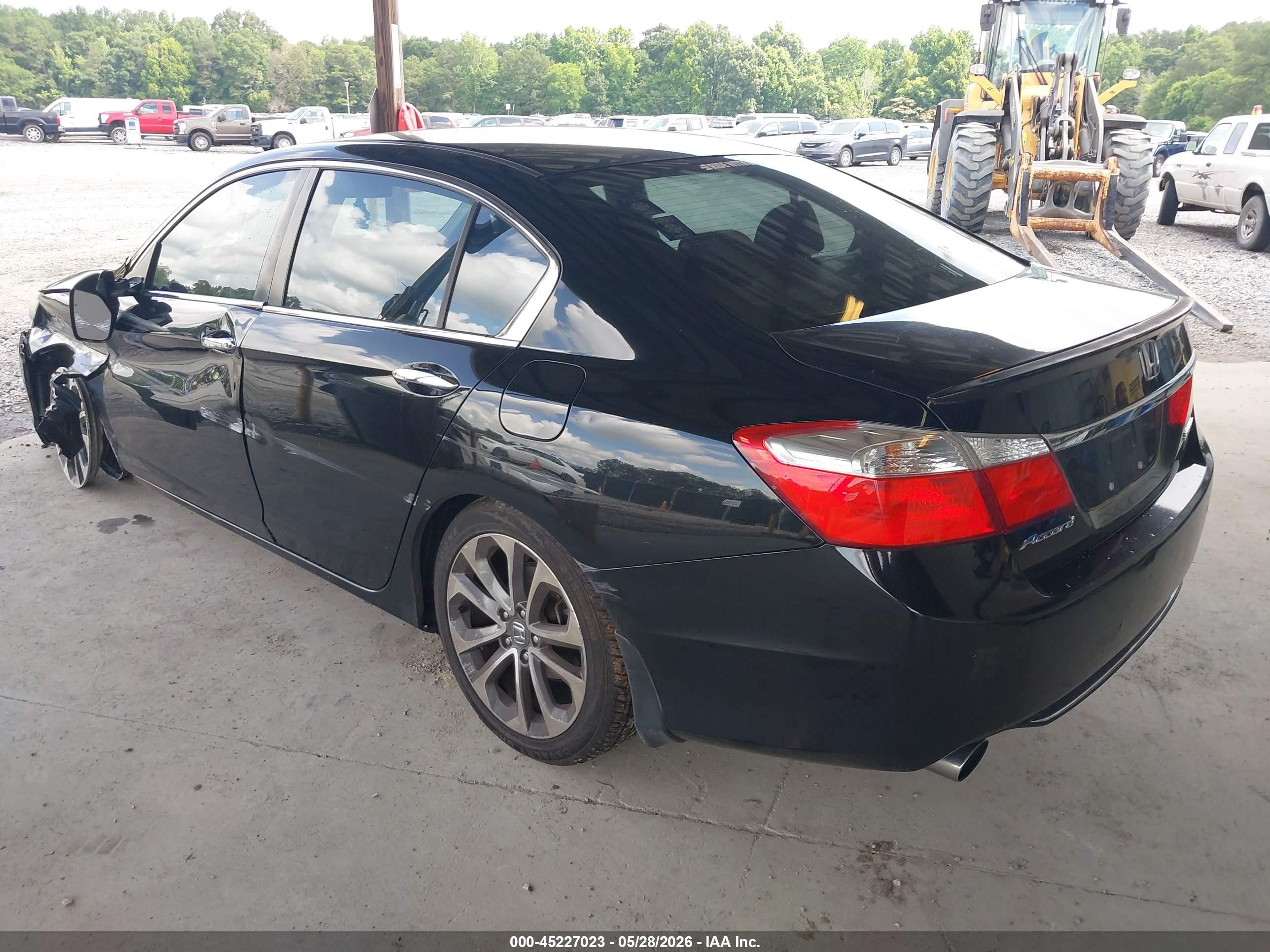 2015 Honda Accord Sport Black vin: 1HGCR2F51FA058379