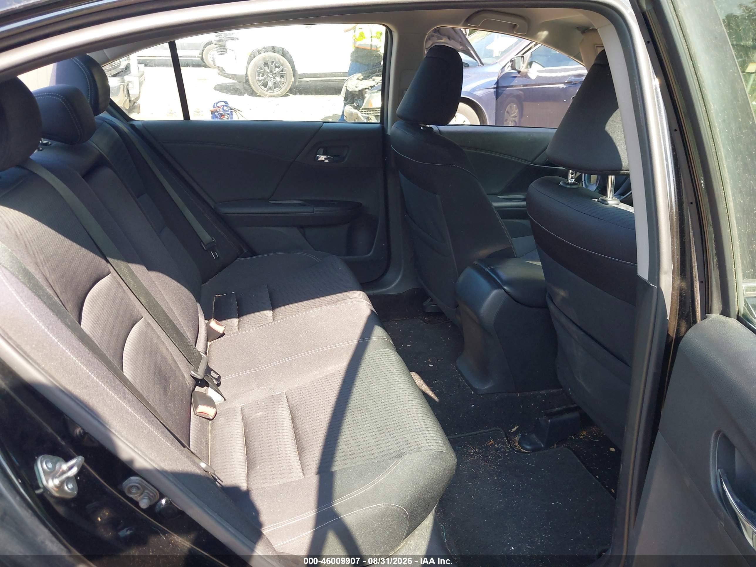 2015 Honda Accord Sport Черный vin: 1HGCR2F51FA061928