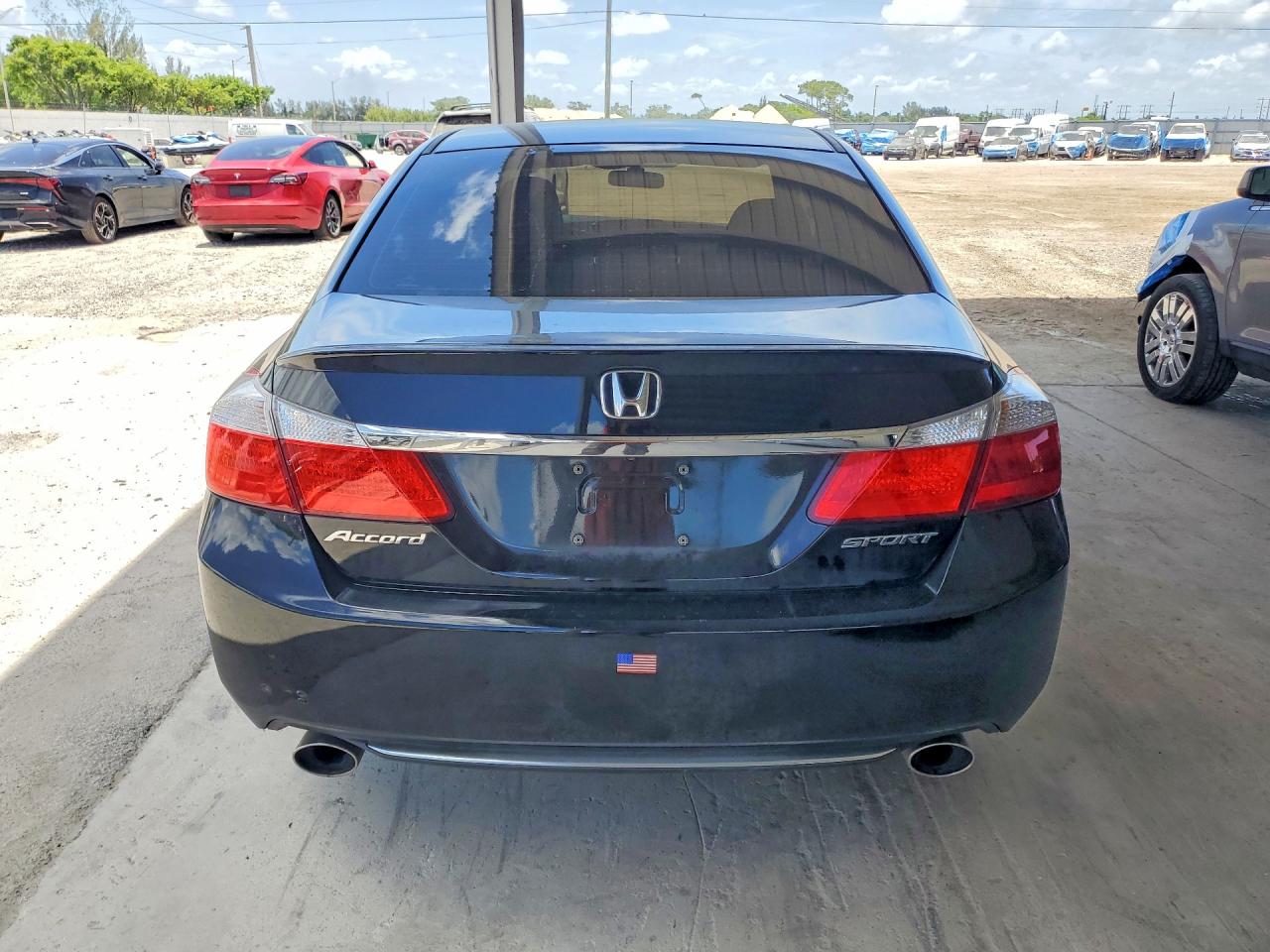 2015 Honda Accord Sport Black vin: 1HGCR2F51FA076428