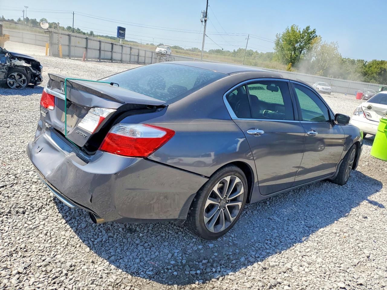 2015 Honda Accord Sport Gray vin: 1HGCR2F51FA087171