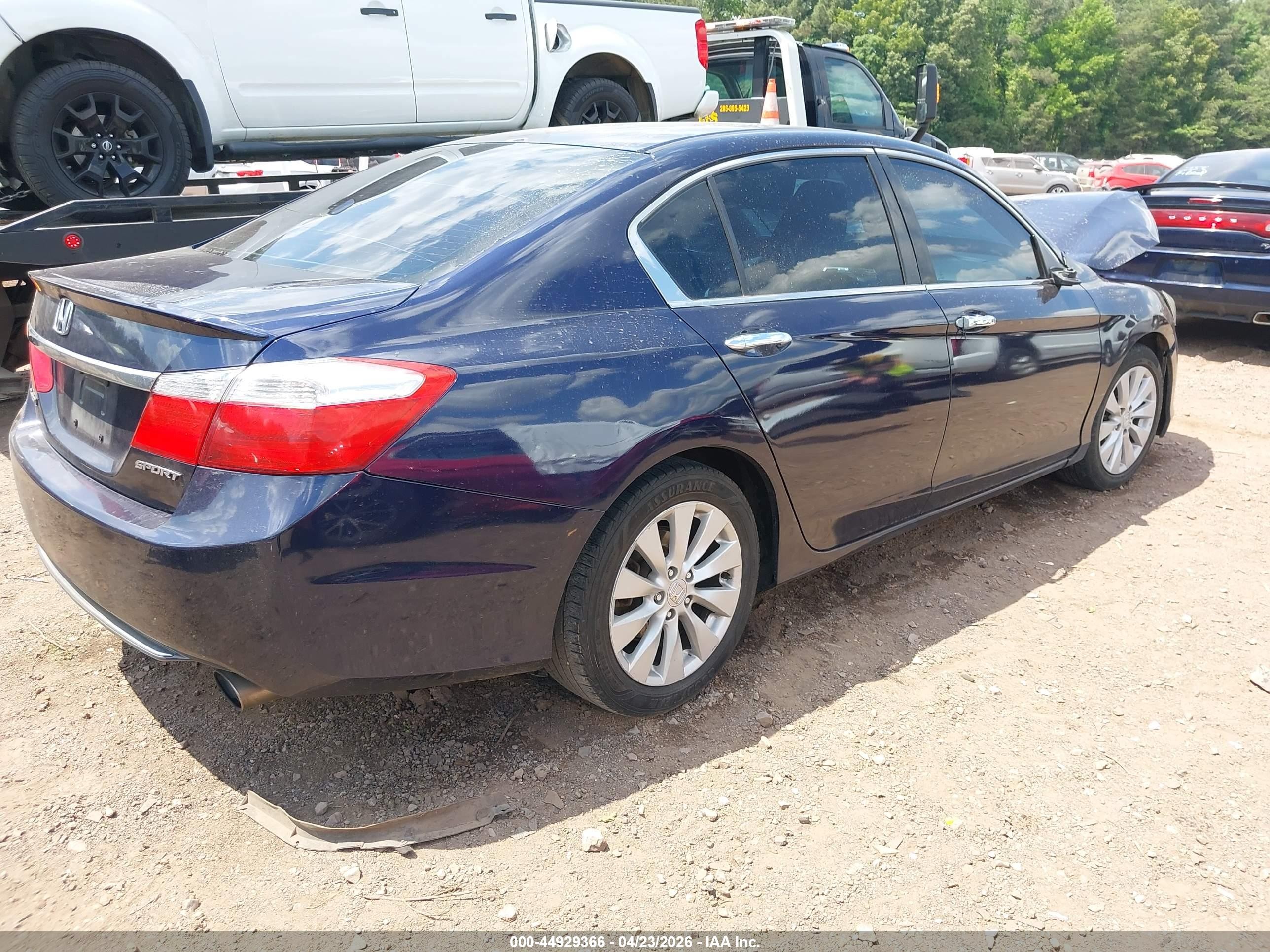 2015 Honda Accord Sport Blue vin: 1HGCR2F51FA096713