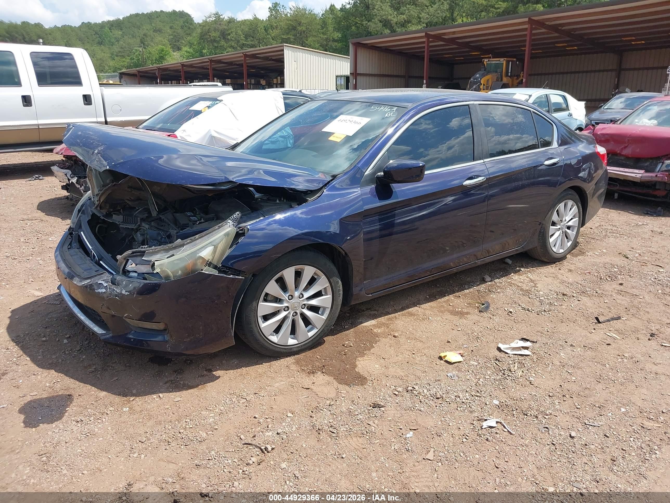 2015 Honda Accord Sport Blue vin: 1HGCR2F51FA096713