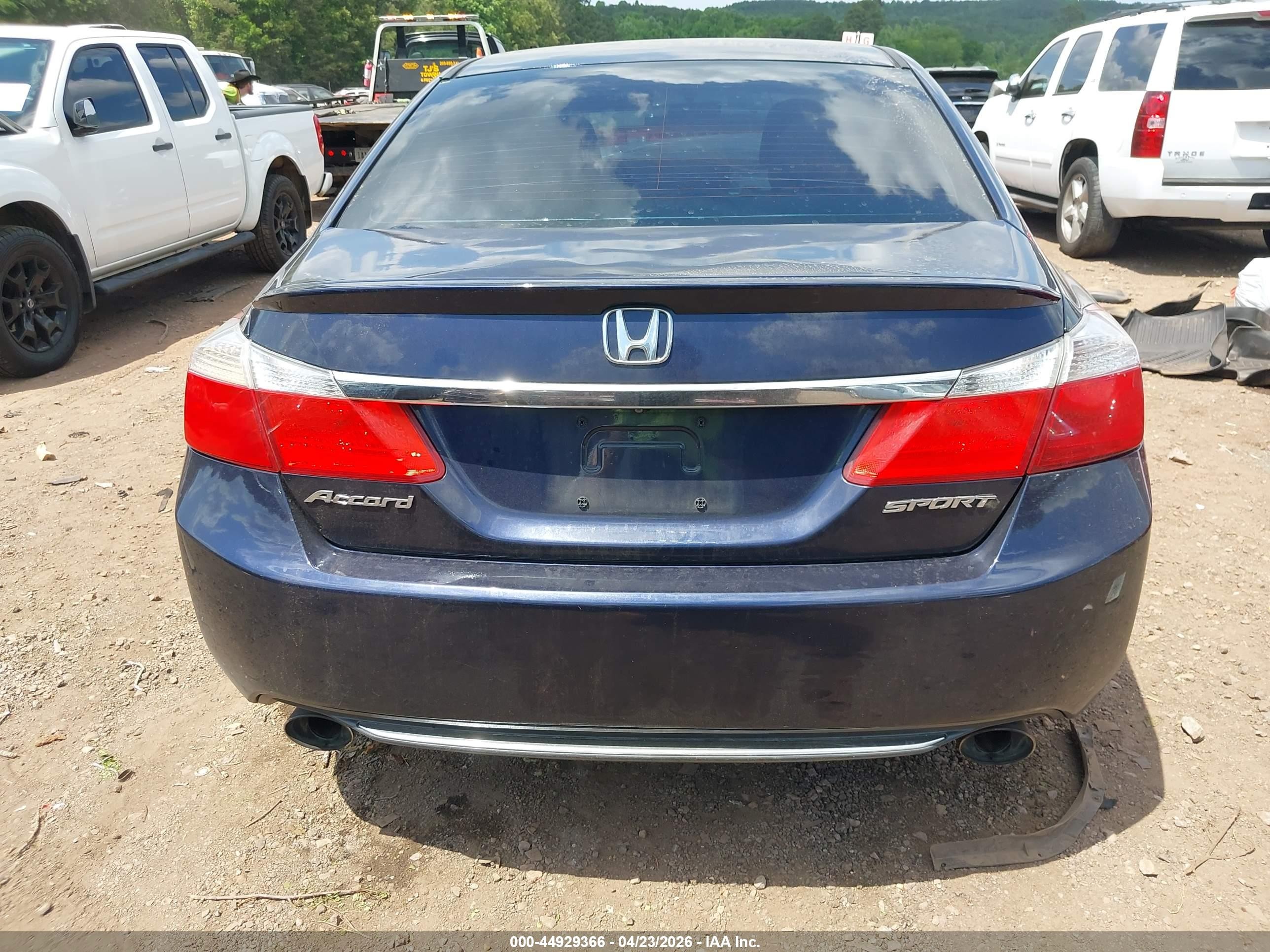 2015 Honda Accord Sport Blue vin: 1HGCR2F51FA096713