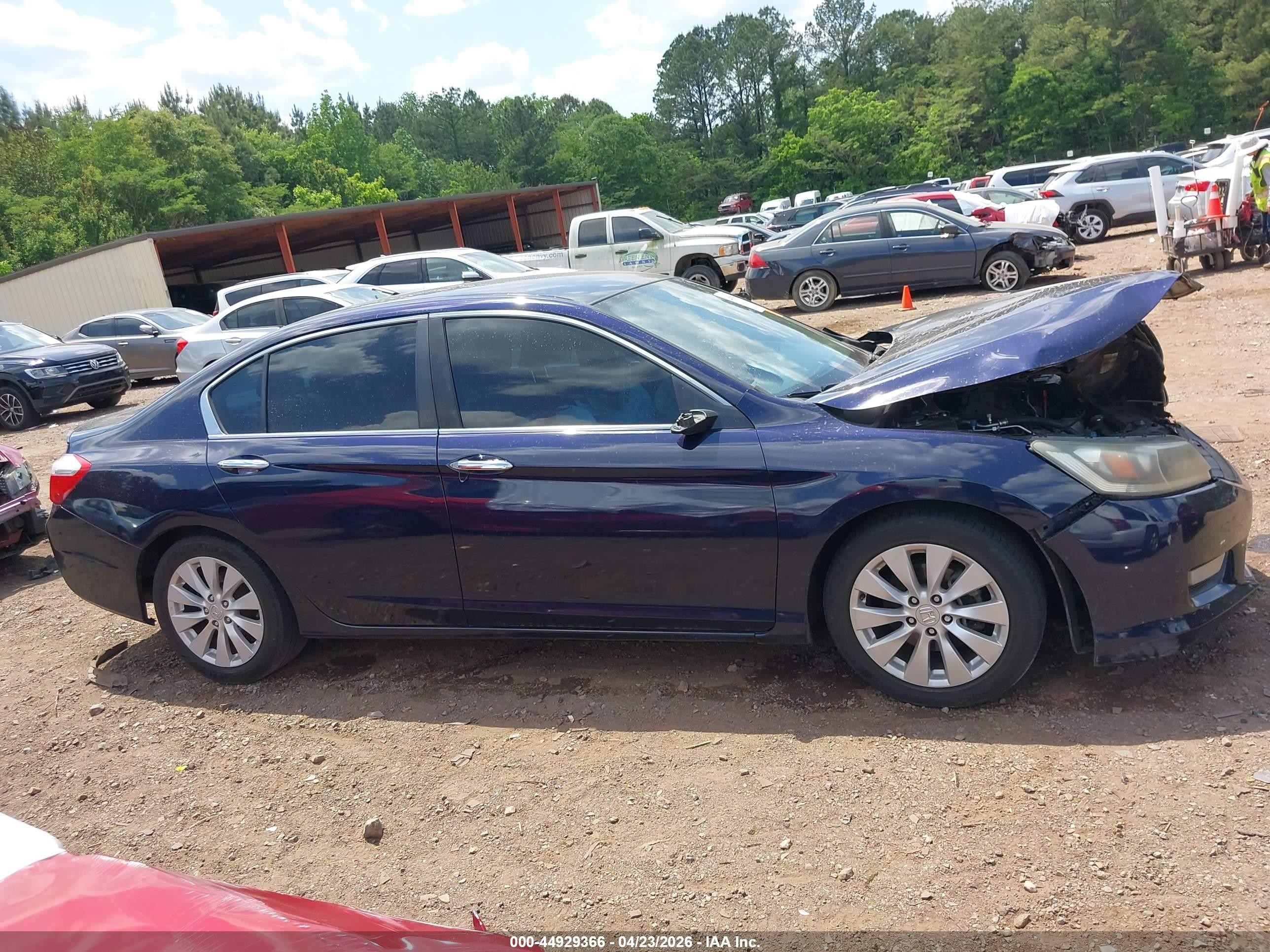 2015 Honda Accord Sport Blue vin: 1HGCR2F51FA096713