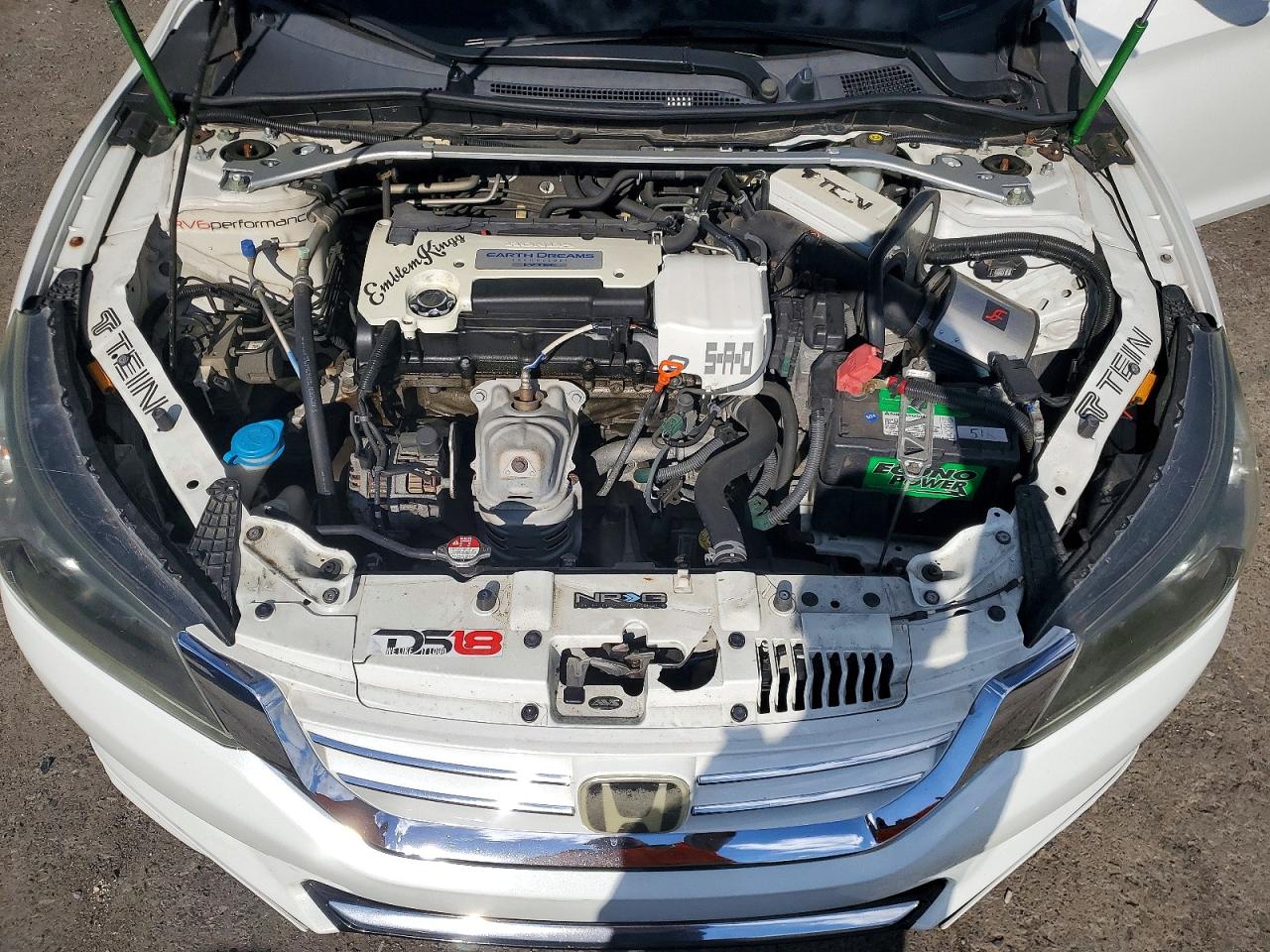 2015 Honda Accord Белый vin: 1HGCR2F51FA114580