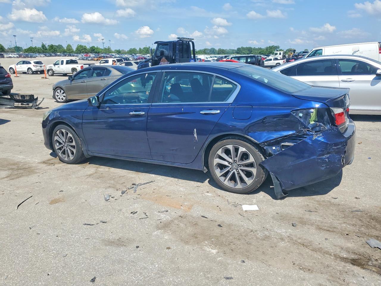 2015 Honda Accord Sport Blue vin: 1HGCR2F51FA134621