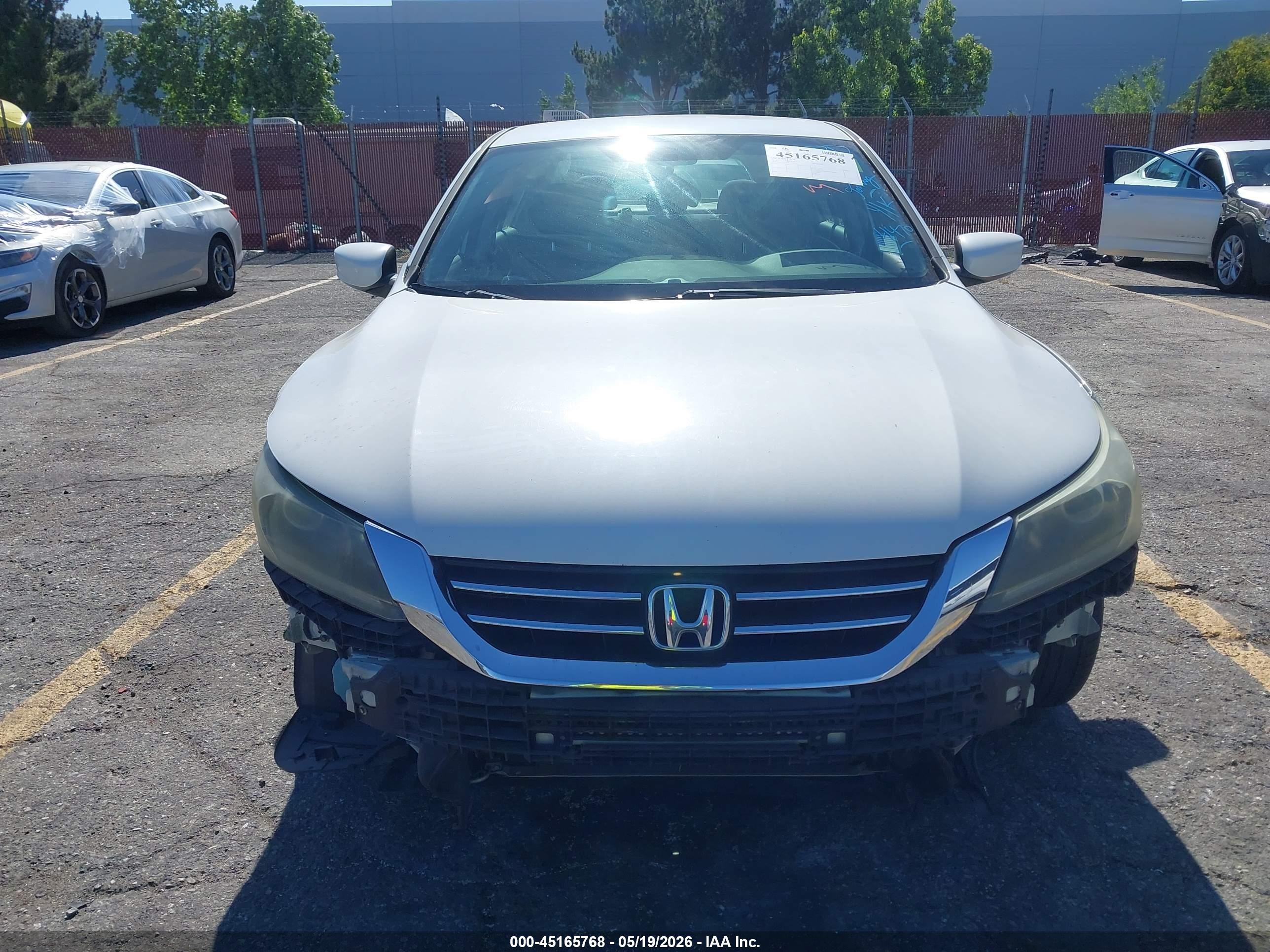 2015 Honda Accord Sport Белый vin: 1HGCR2F51FA144470