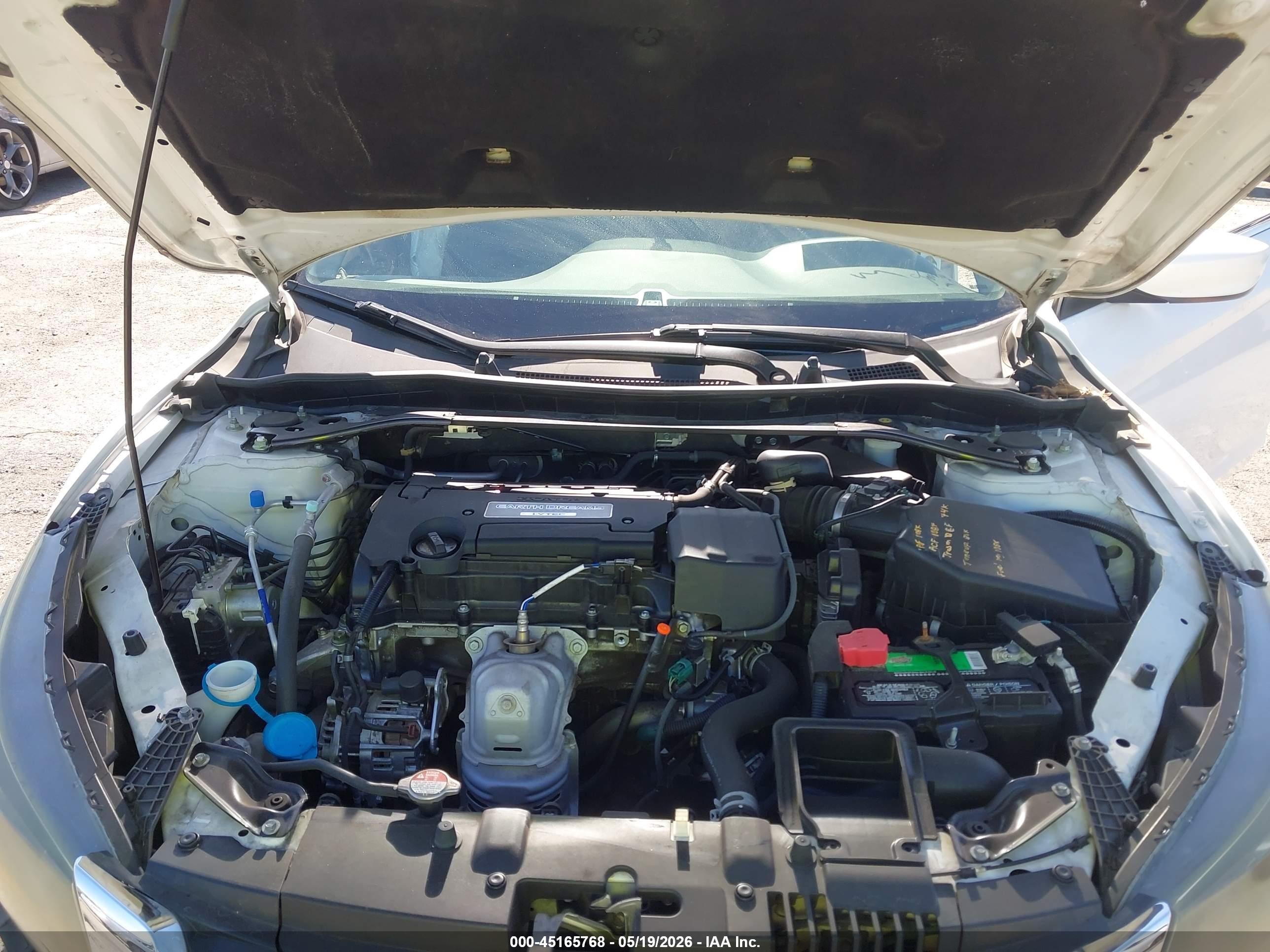 2015 Honda Accord Sport Белый vin: 1HGCR2F51FA144470