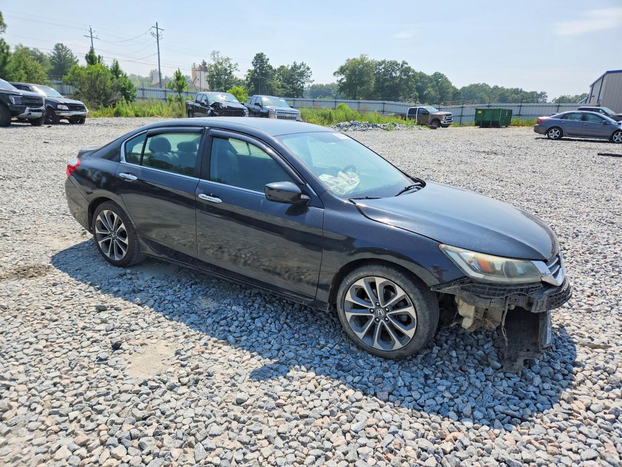 2015 Honda Accord Sport Черный vin: 1HGCR2F51FA152746