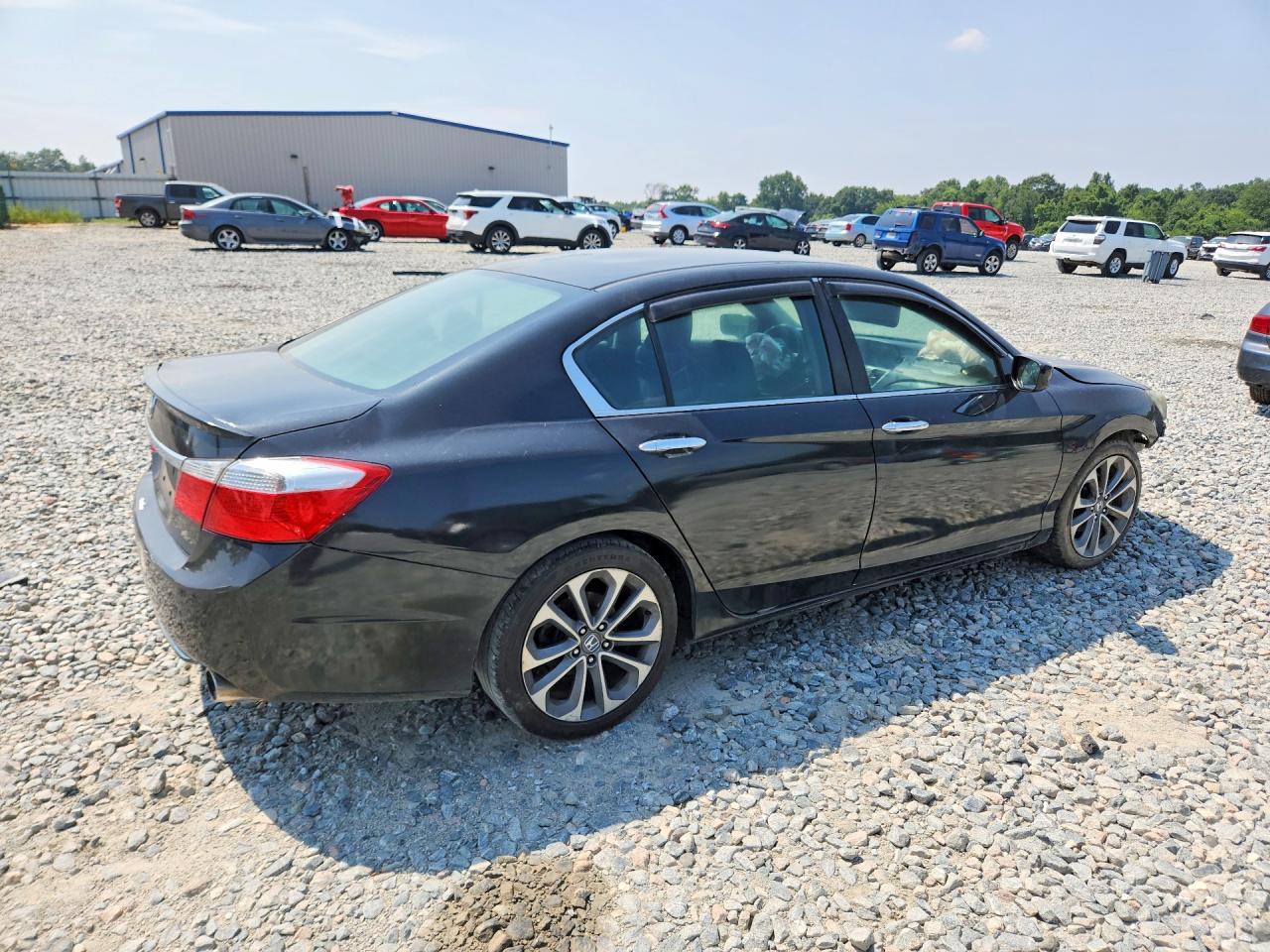 2015 Honda Accord Sport Черный vin: 1HGCR2F51FA152746