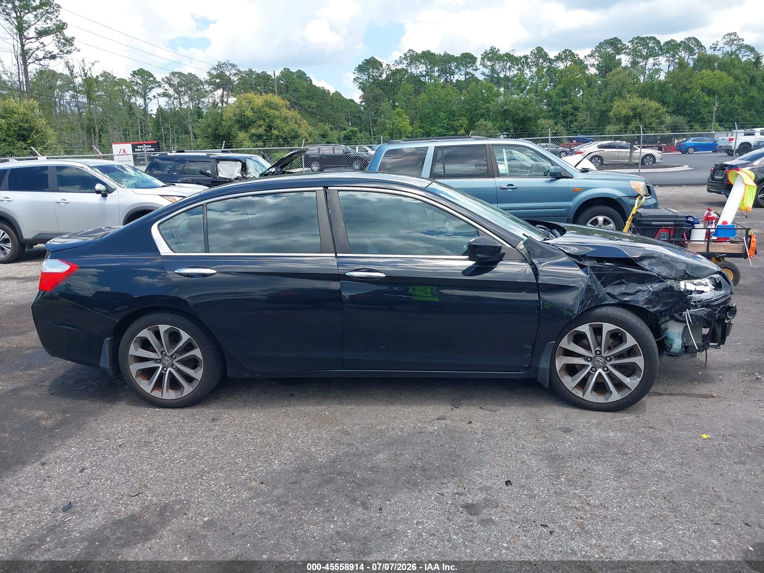 2015 Honda Accord Sport Black vin: 1HGCR2F51FA152875