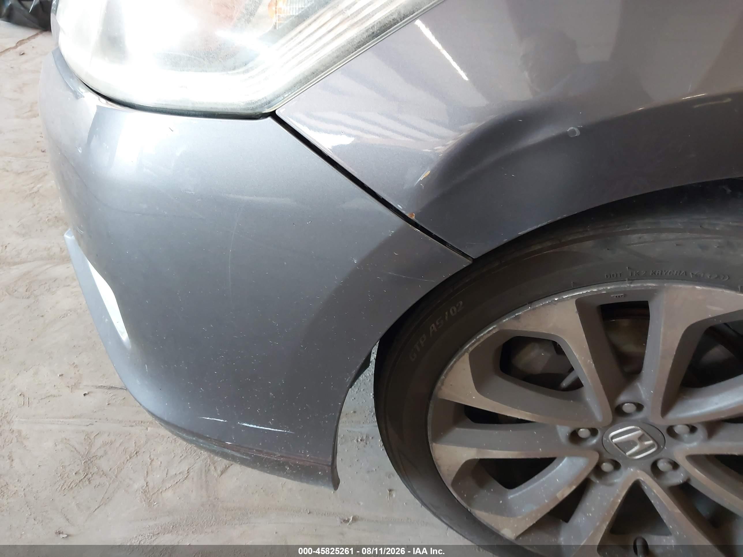 2015 Honda Accord Sport Gray vin: 1HGCR2F51FA164282