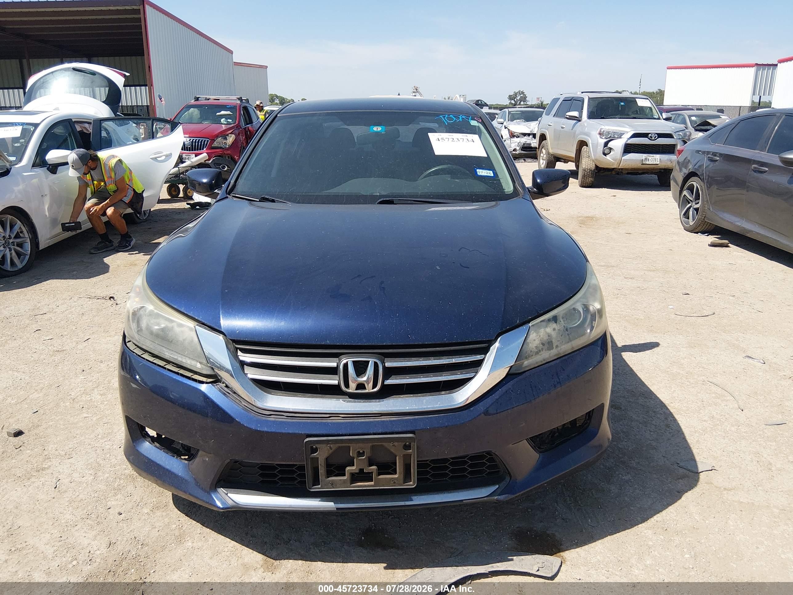 2015 Honda Accord Sport Blue vin: 1HGCR2F51FA166498