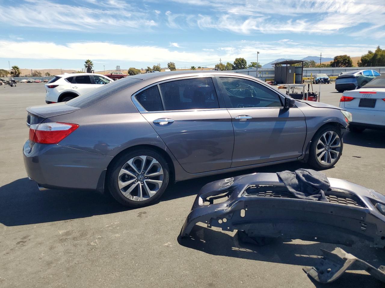 2015 Honda Accord Sport Gray vin: 1HGCR2F51FA180725