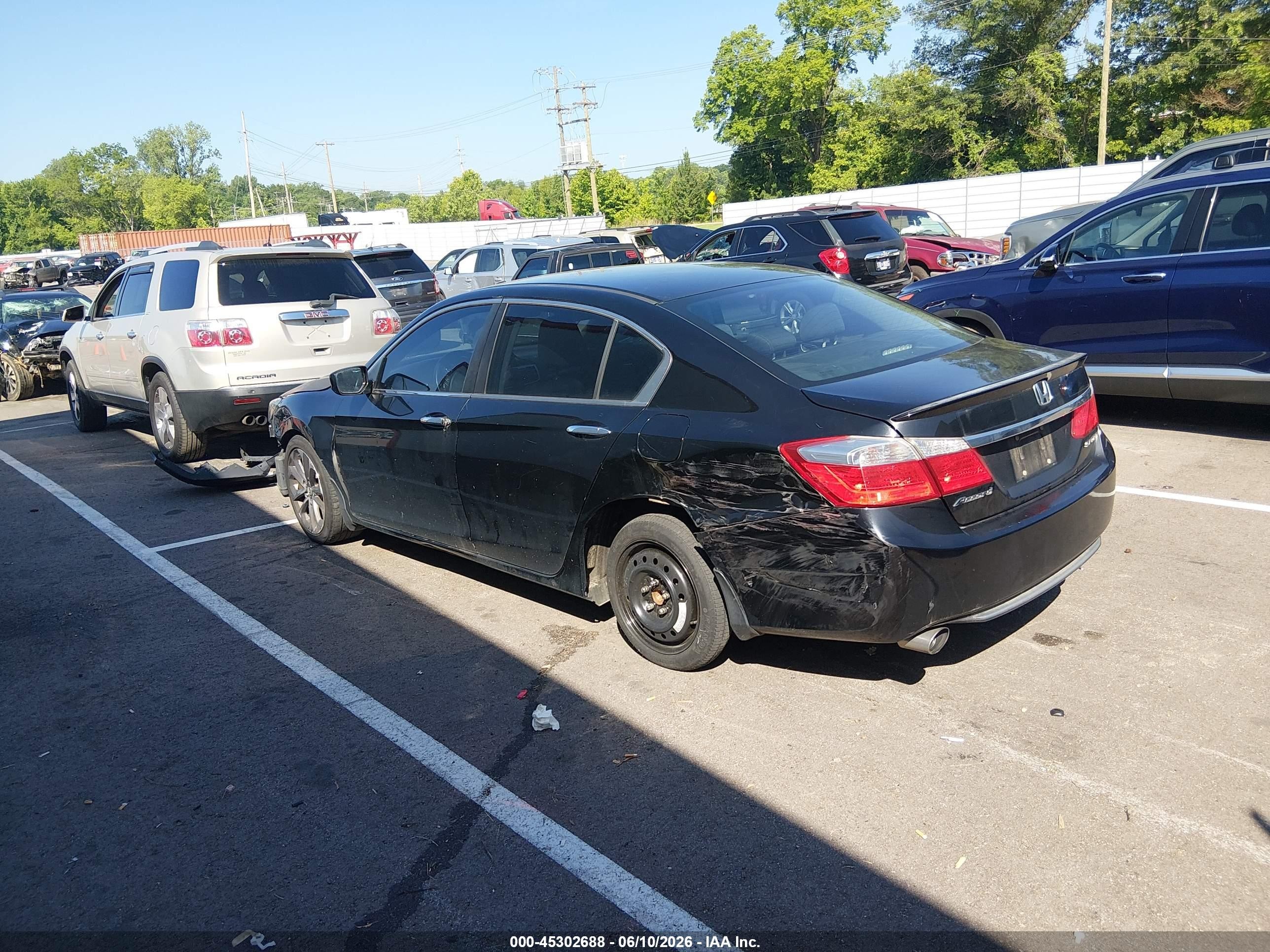 2015 Honda Accord Sport Black vin: 1HGCR2F51FA192745