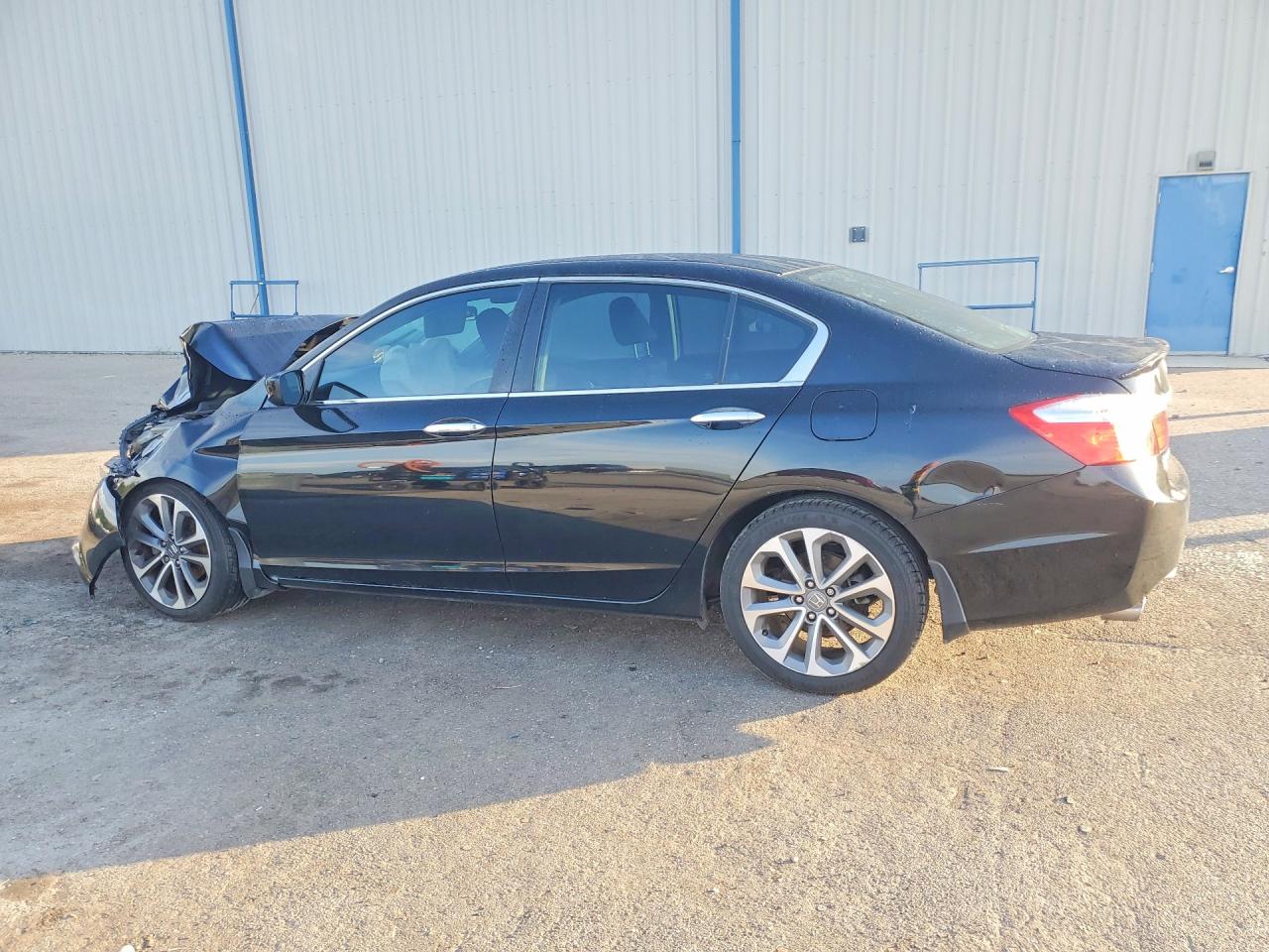 2015 Honda Accord Sport Черный vin: 1HGCR2F51FA208586