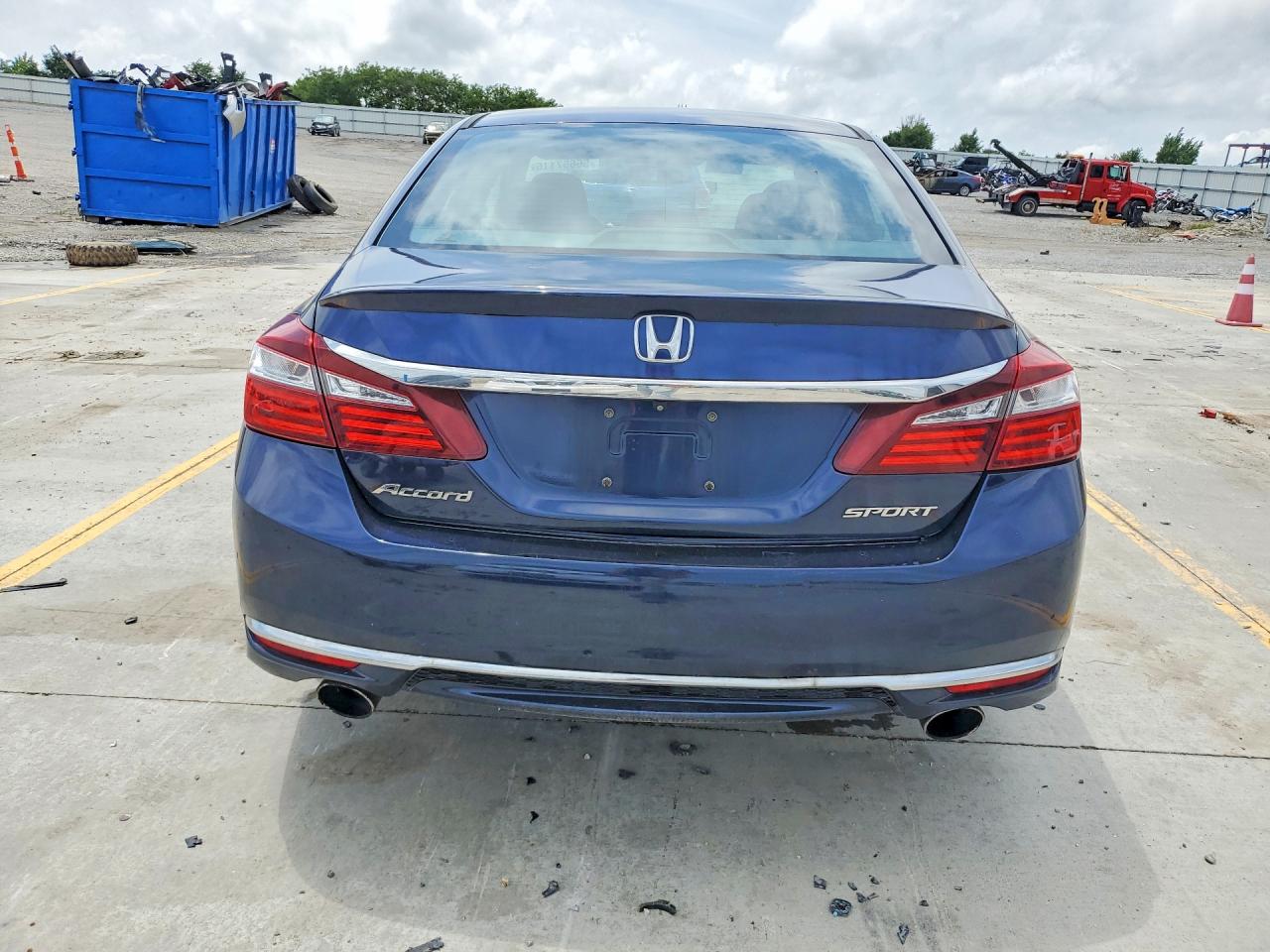 2016 Honda Accord Sport Blue vin: 1HGCR2F51GA082179