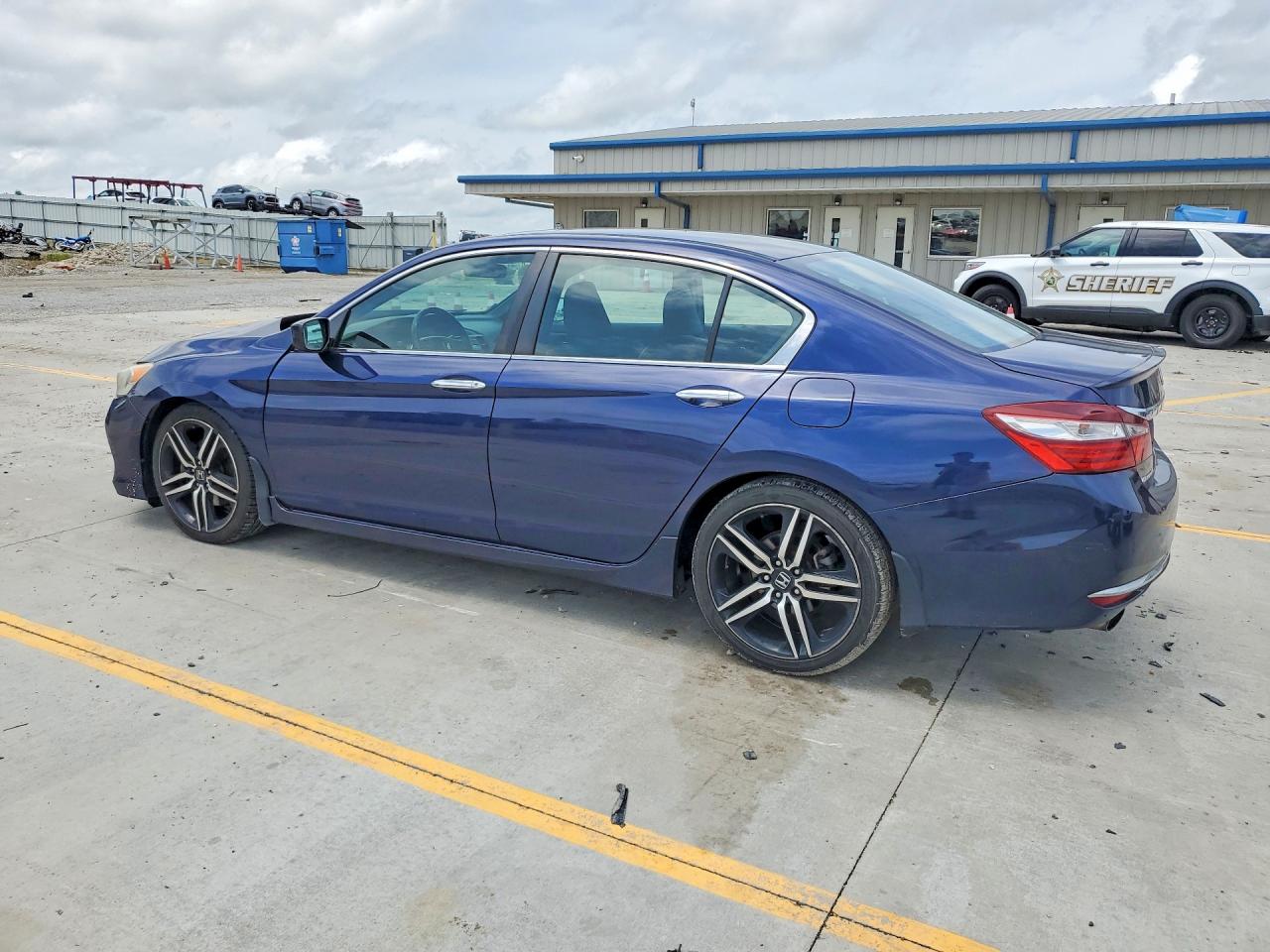 2016 Honda Accord Sport Blue vin: 1HGCR2F51GA082179