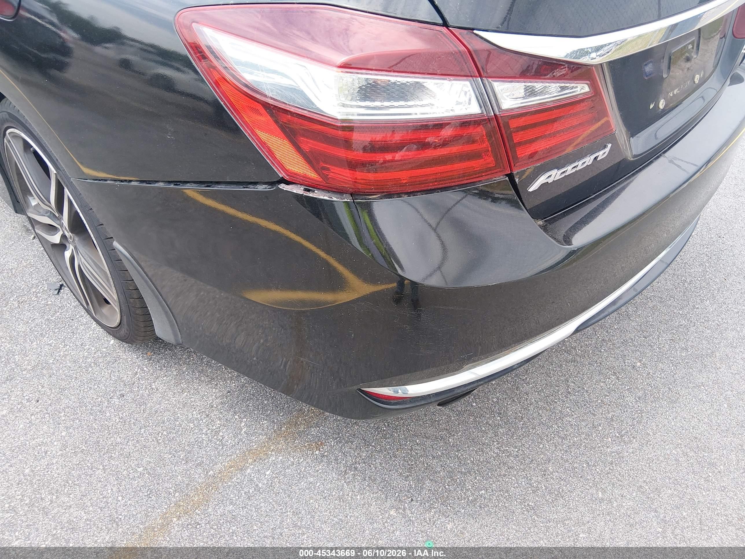 2016 Honda Accord Sport Black vin: 1HGCR2F51GA107940