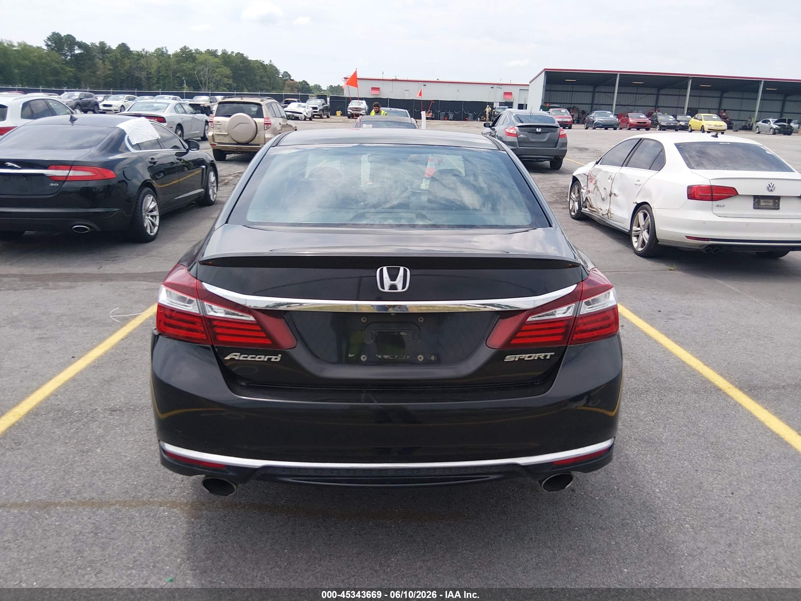 2016 Honda Accord Sport Black vin: 1HGCR2F51GA107940