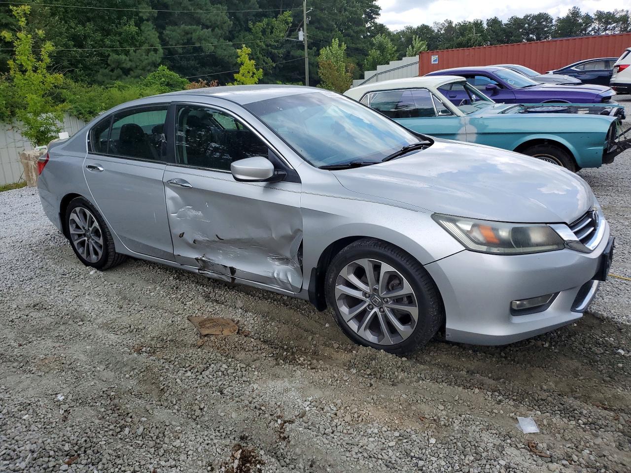 2013 Honda Accord Sport Серебряный vin: 1HGCR2F52DA020429