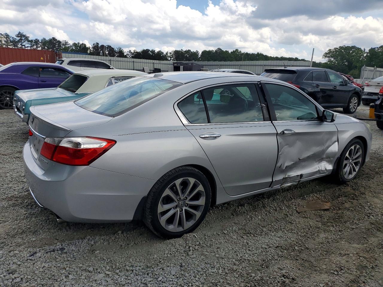 2013 Honda Accord Sport Серебряный vin: 1HGCR2F52DA020429