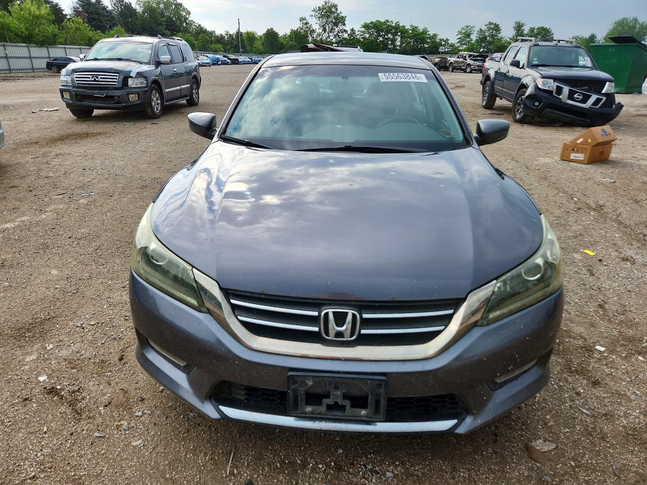 2013 Honda Accord Sport Gray vin: 1HGCR2F52DA020723