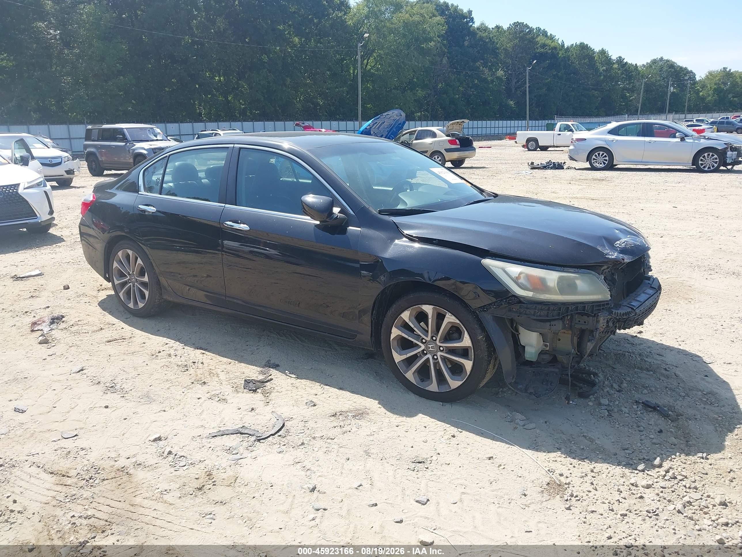 2013 Honda Accord Sport Black vin: 1HGCR2F52DA053236