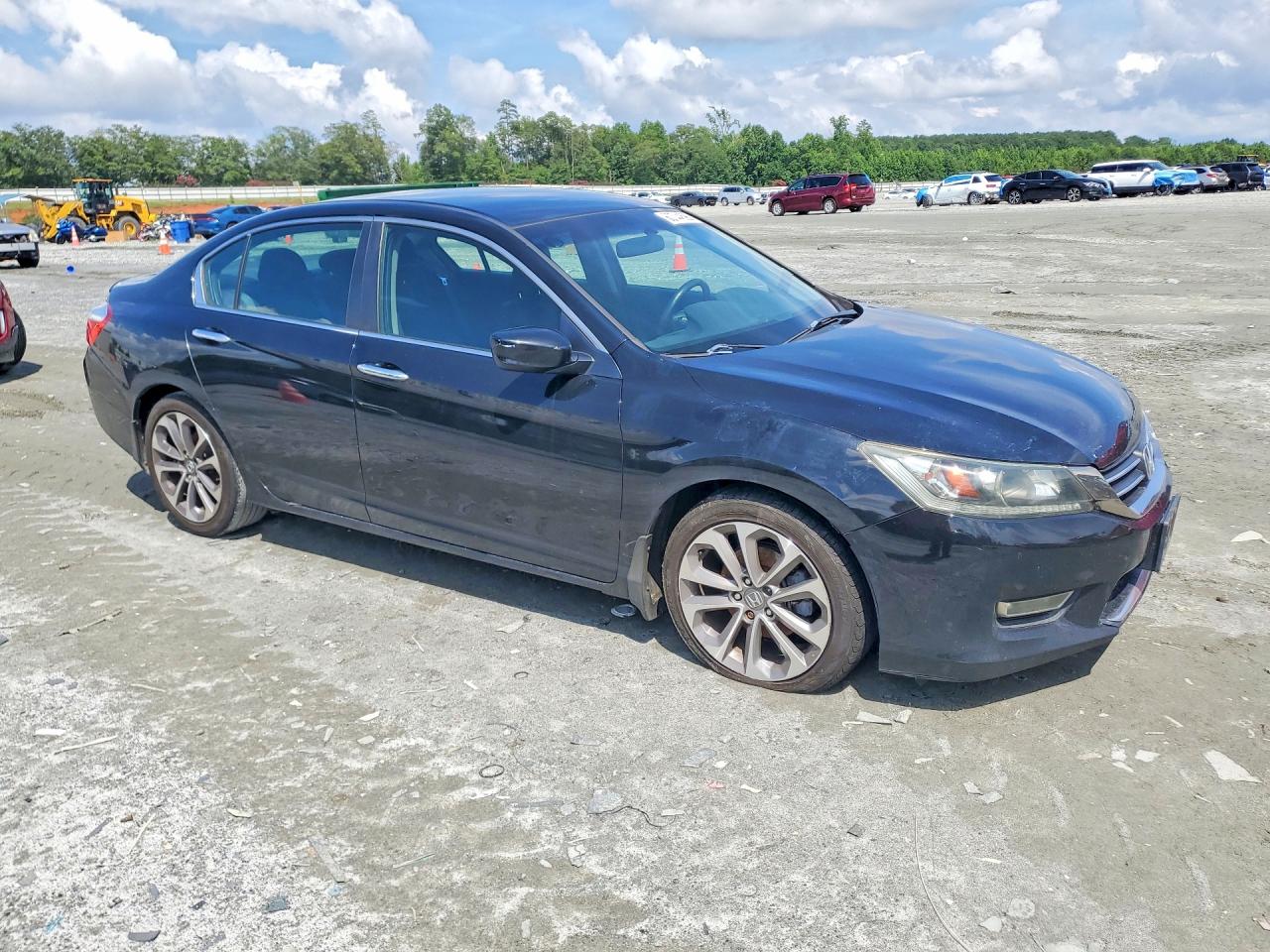 2013 Honda Accord Sport Black vin: 1HGCR2F52DA077066