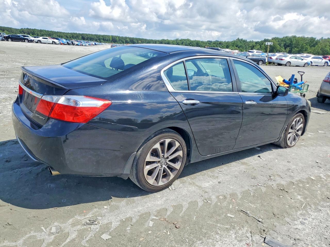 2013 Honda Accord Sport Black vin: 1HGCR2F52DA077066
