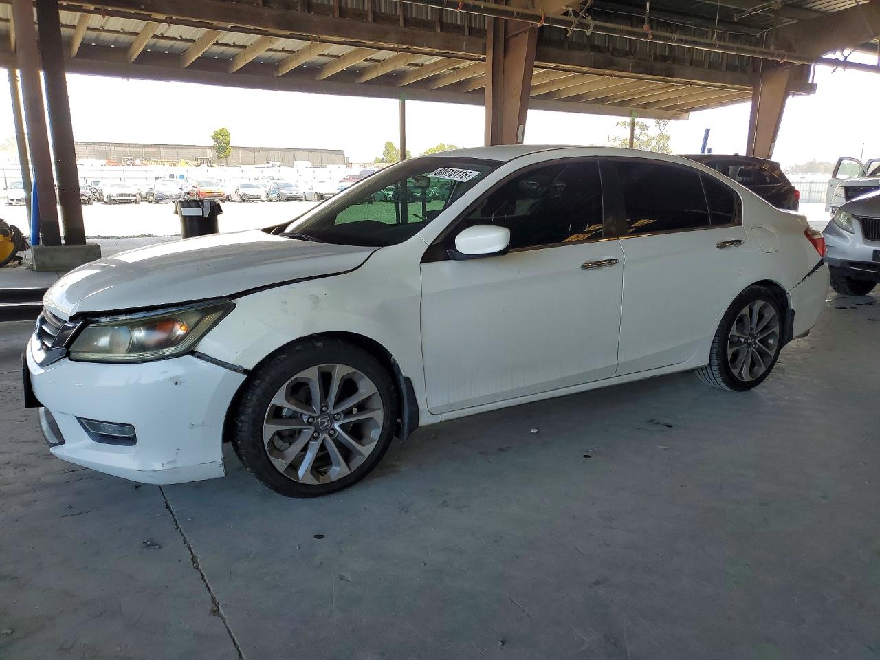 2013 Honda Accord Sport White vin: 1HGCR2F52DA105111