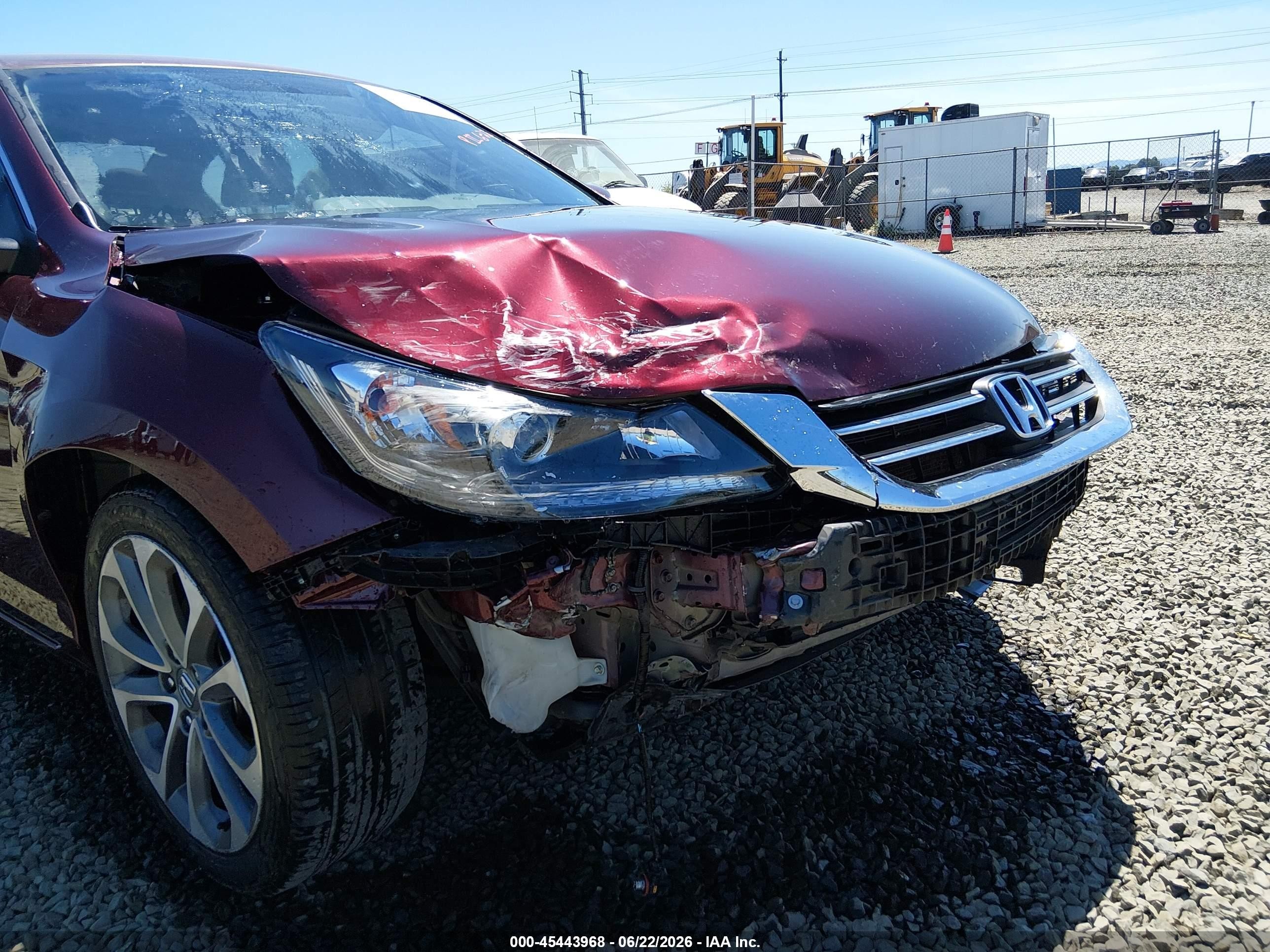 2013 Honda Accord Sport Burgundy vin: 1HGCR2F52DA125276