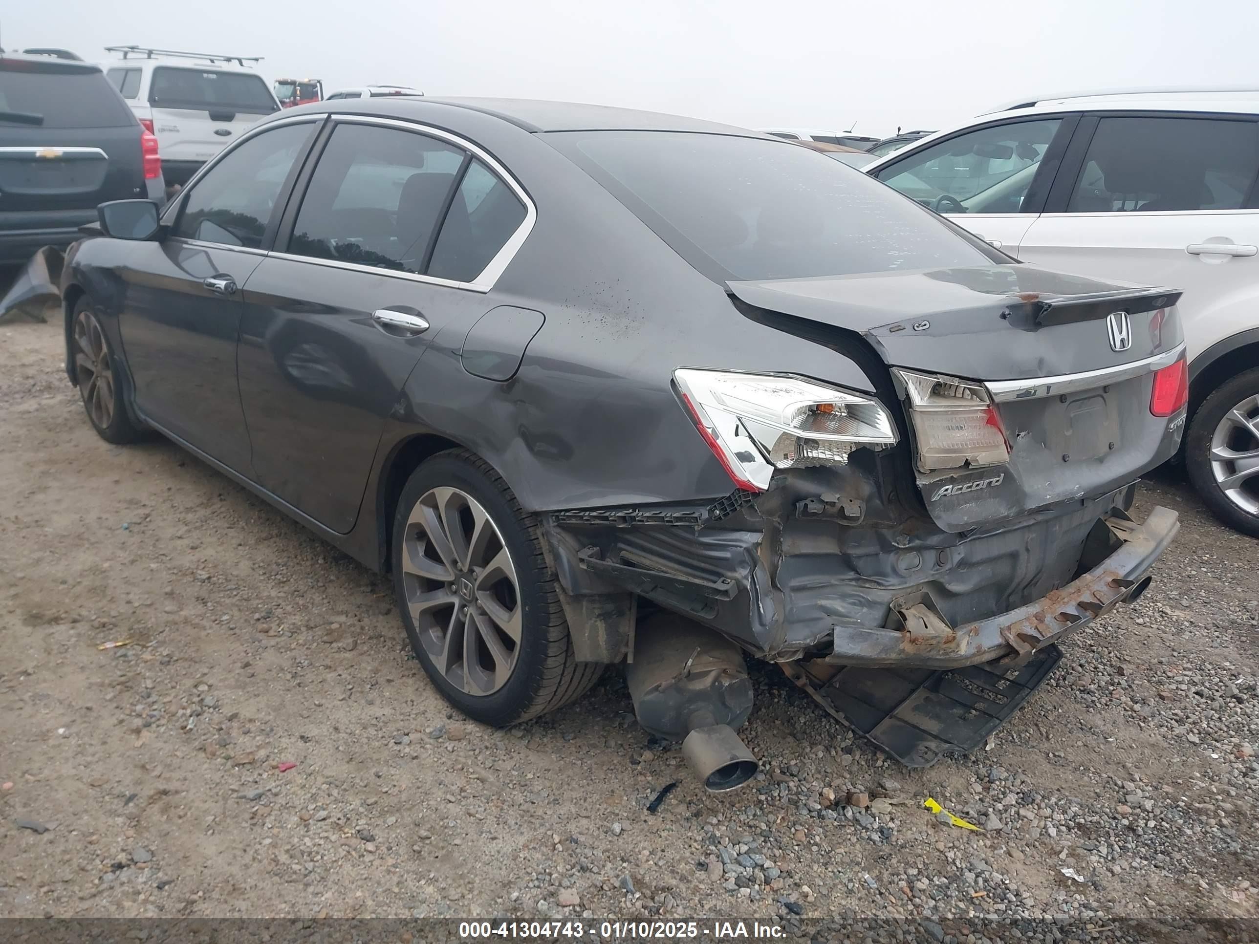 2013 Honda Accord Sport Gray vin: 1HGCR2F52DA150503