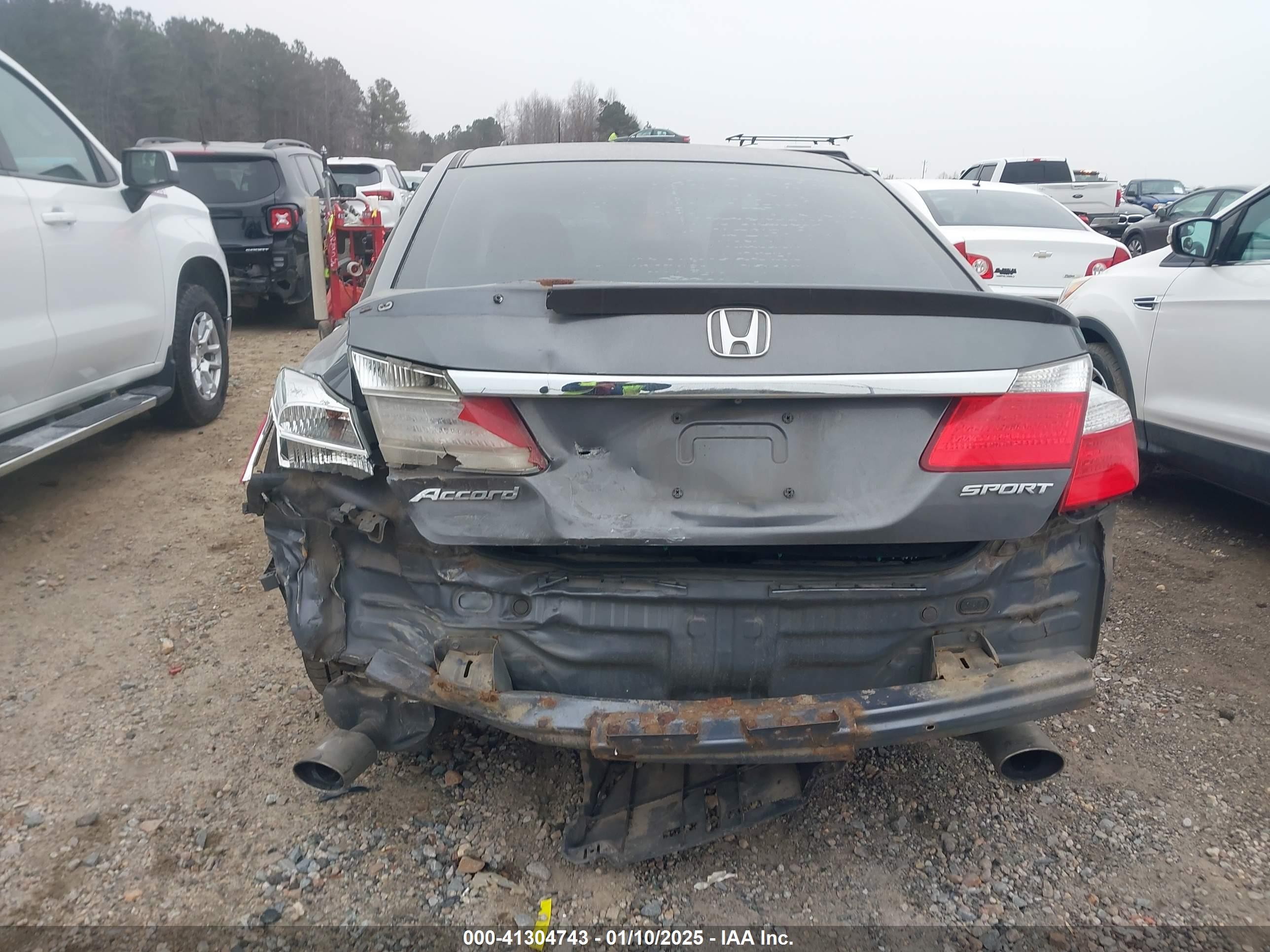 2013 Honda Accord Sport Gray vin: 1HGCR2F52DA150503