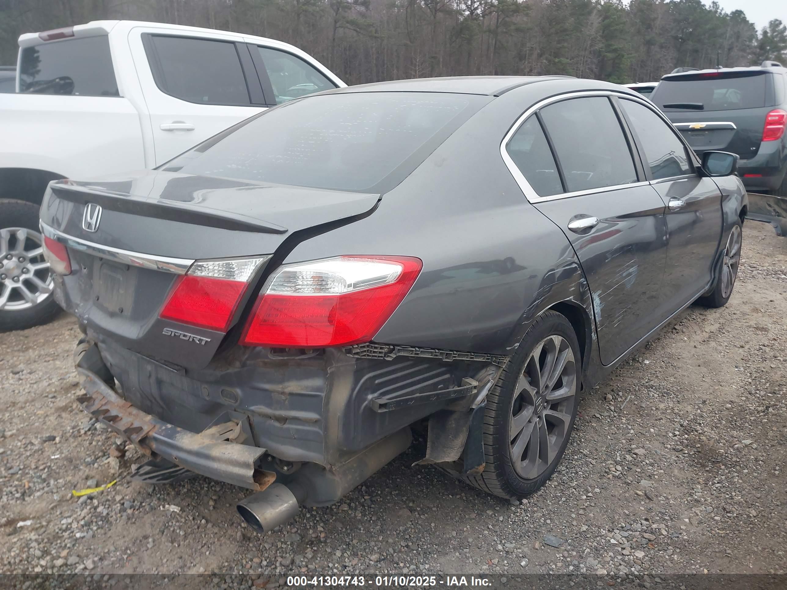 2013 Honda Accord Sport Gray vin: 1HGCR2F52DA150503
