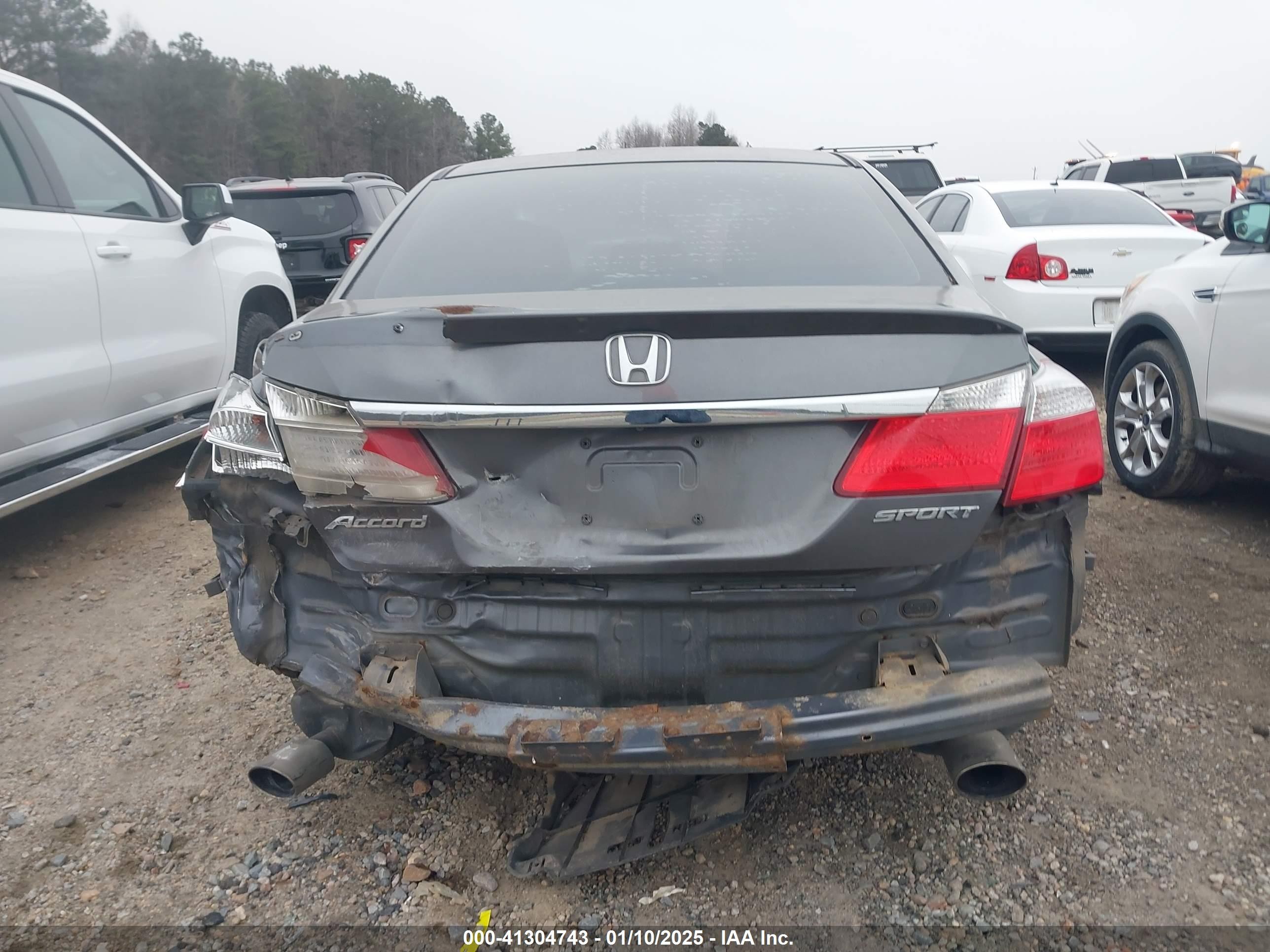 2013 Honda Accord Sport Gray vin: 1HGCR2F52DA150503