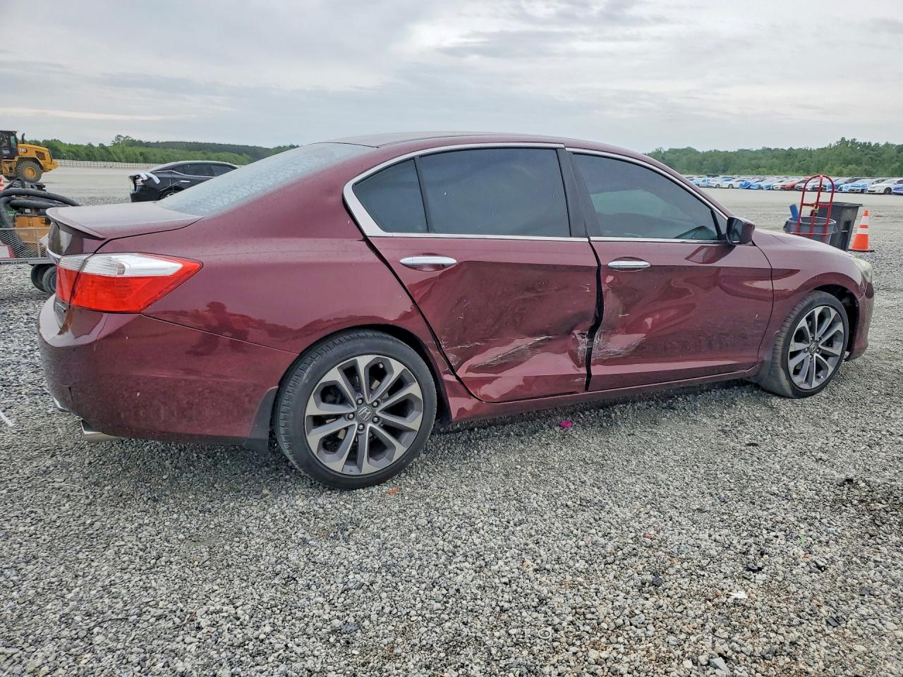 2013 Honda Accord Burgundy vin: 1HGCR2F52DA176051