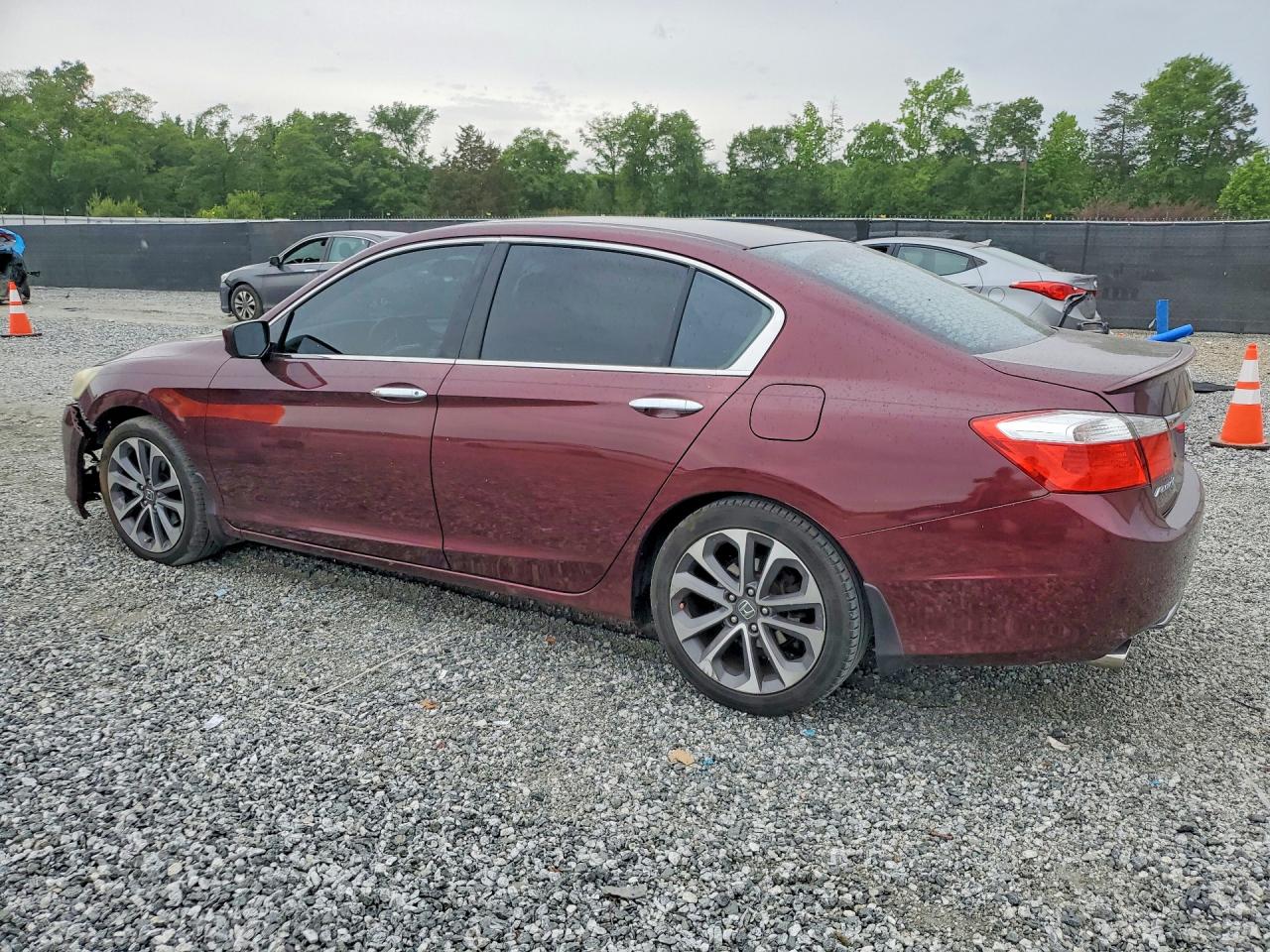 2013 Honda Accord Burgundy vin: 1HGCR2F52DA176051