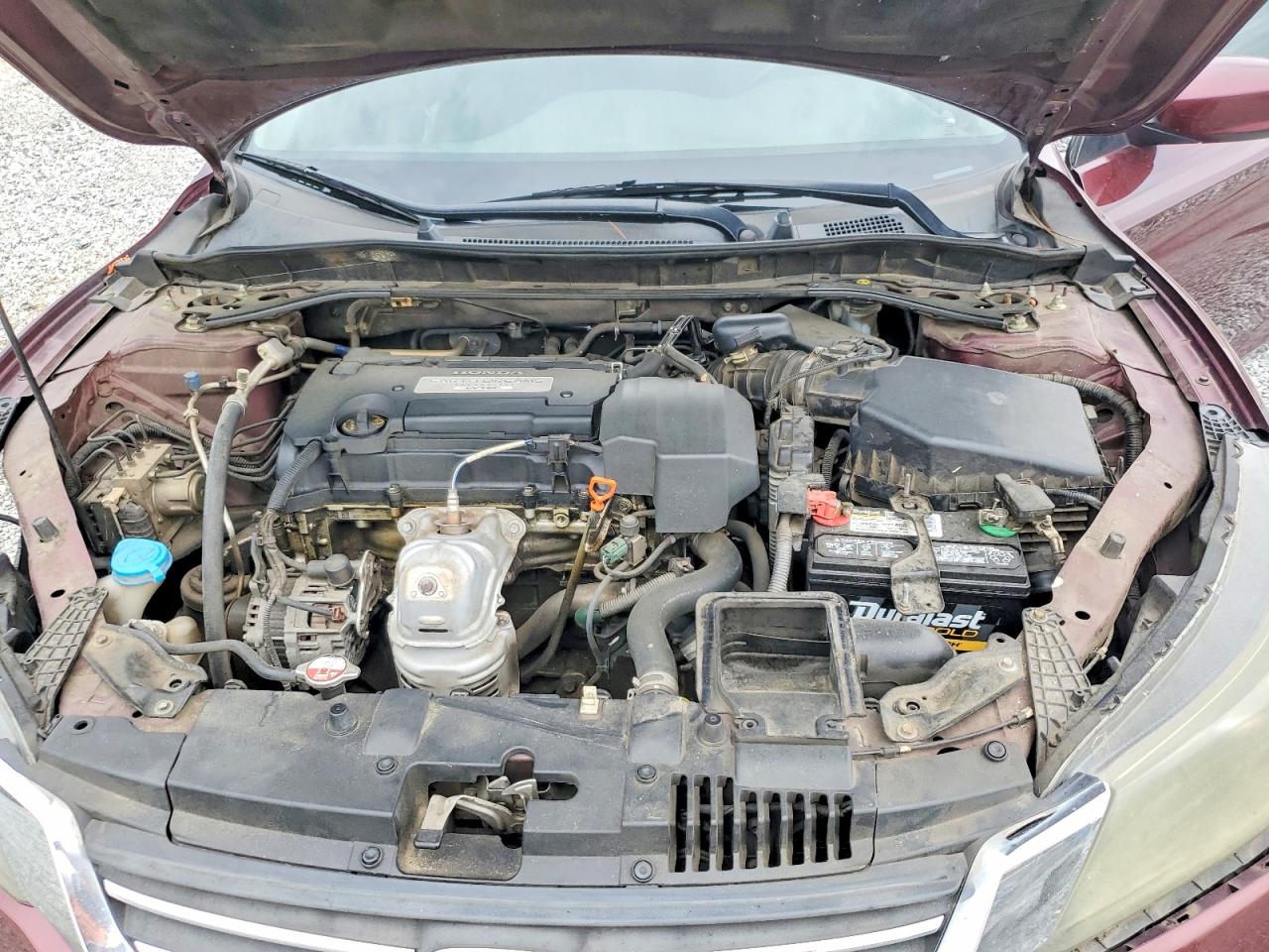 2013 Honda Accord Burgundy vin: 1HGCR2F52DA176051