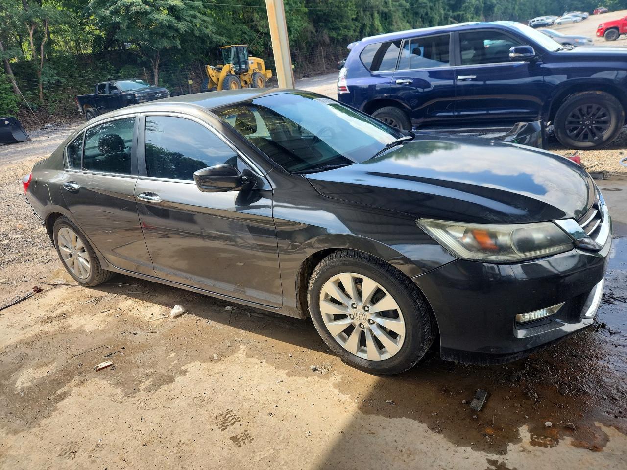 2013 Honda Accord Sport Gray vin: 1HGCR2F52DA188586