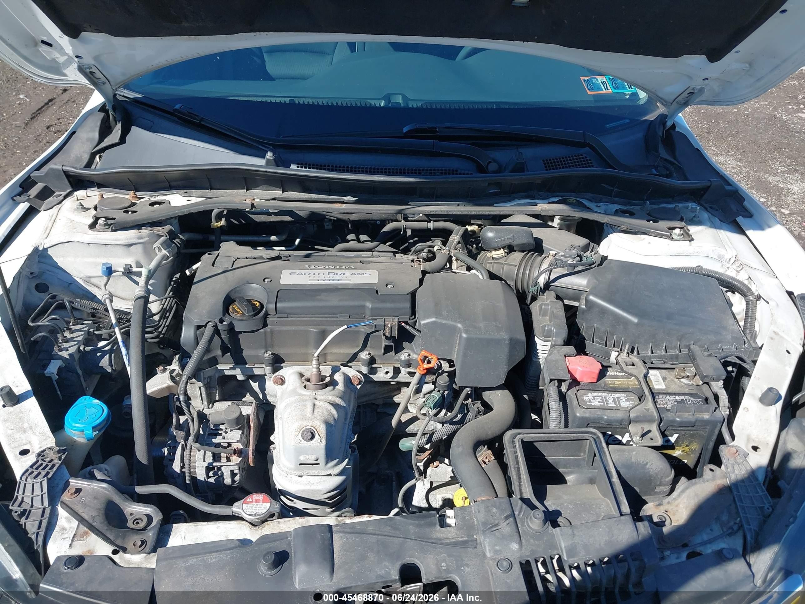 2013 Honda Accord Sport White vin: 1HGCR2F52DA206553