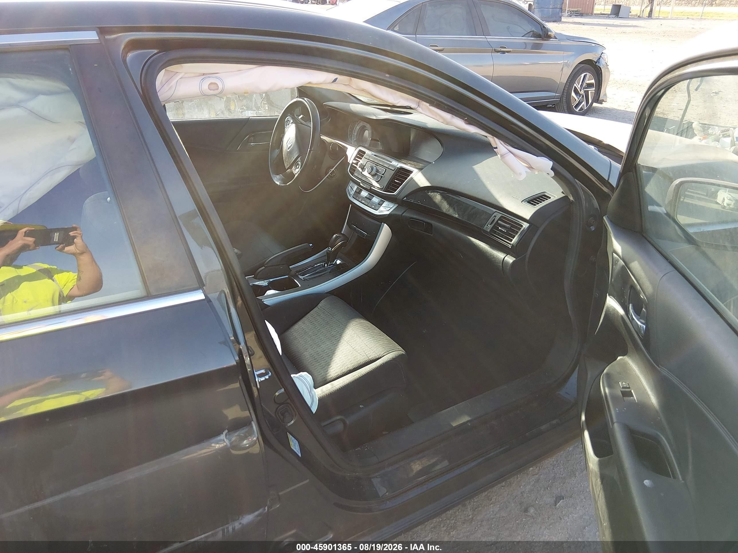 2013 Honda Accord Sport Серый vin: 1HGCR2F52DA225474