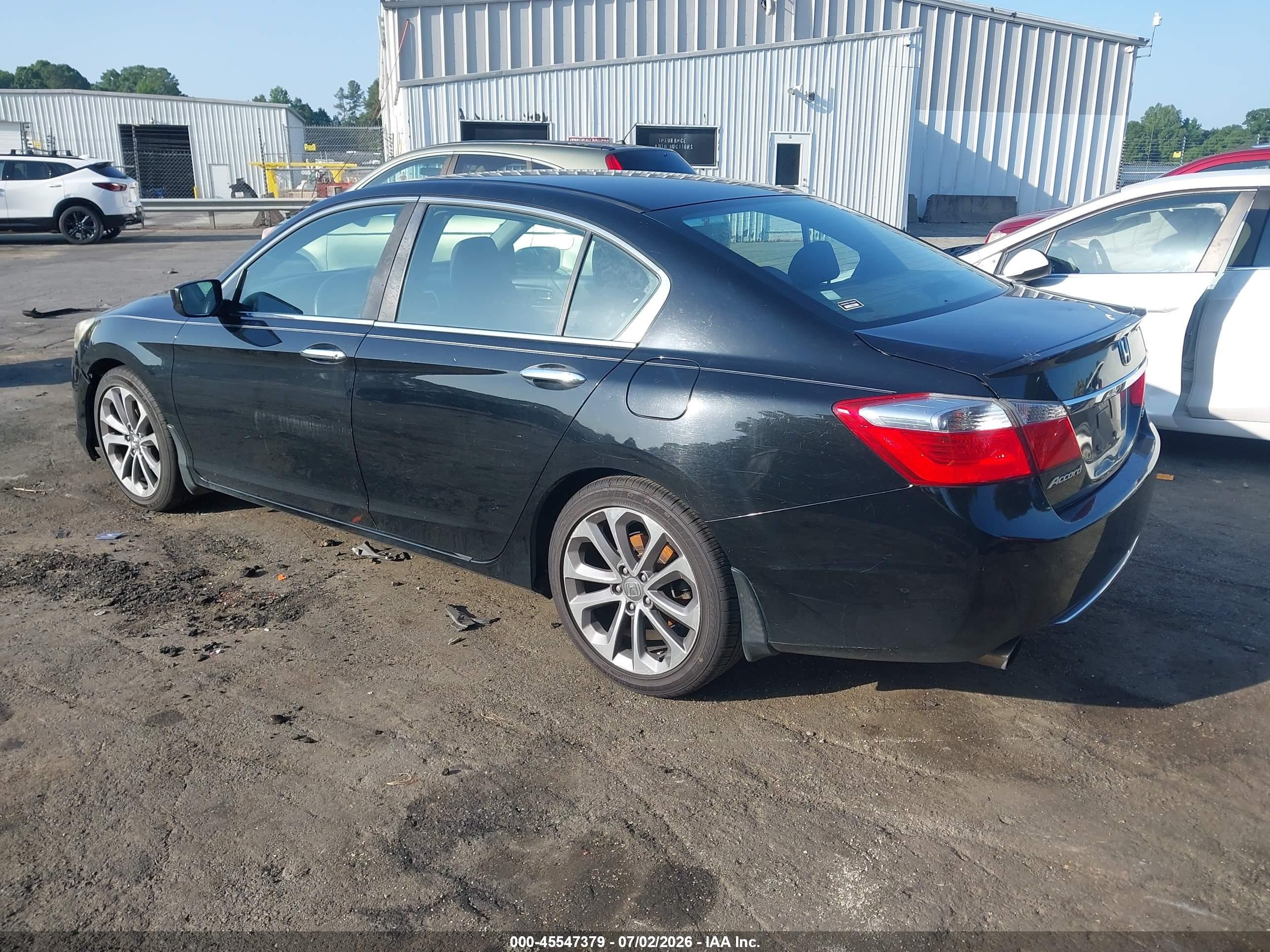 2013 Honda Accord Sport Black vin: 1HGCR2F52DA263397