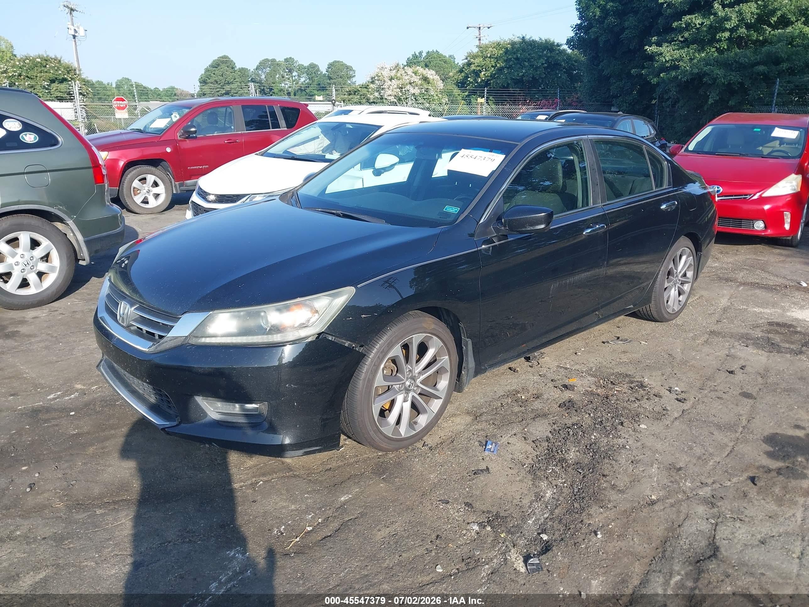 2013 Honda Accord Sport Black vin: 1HGCR2F52DA263397
